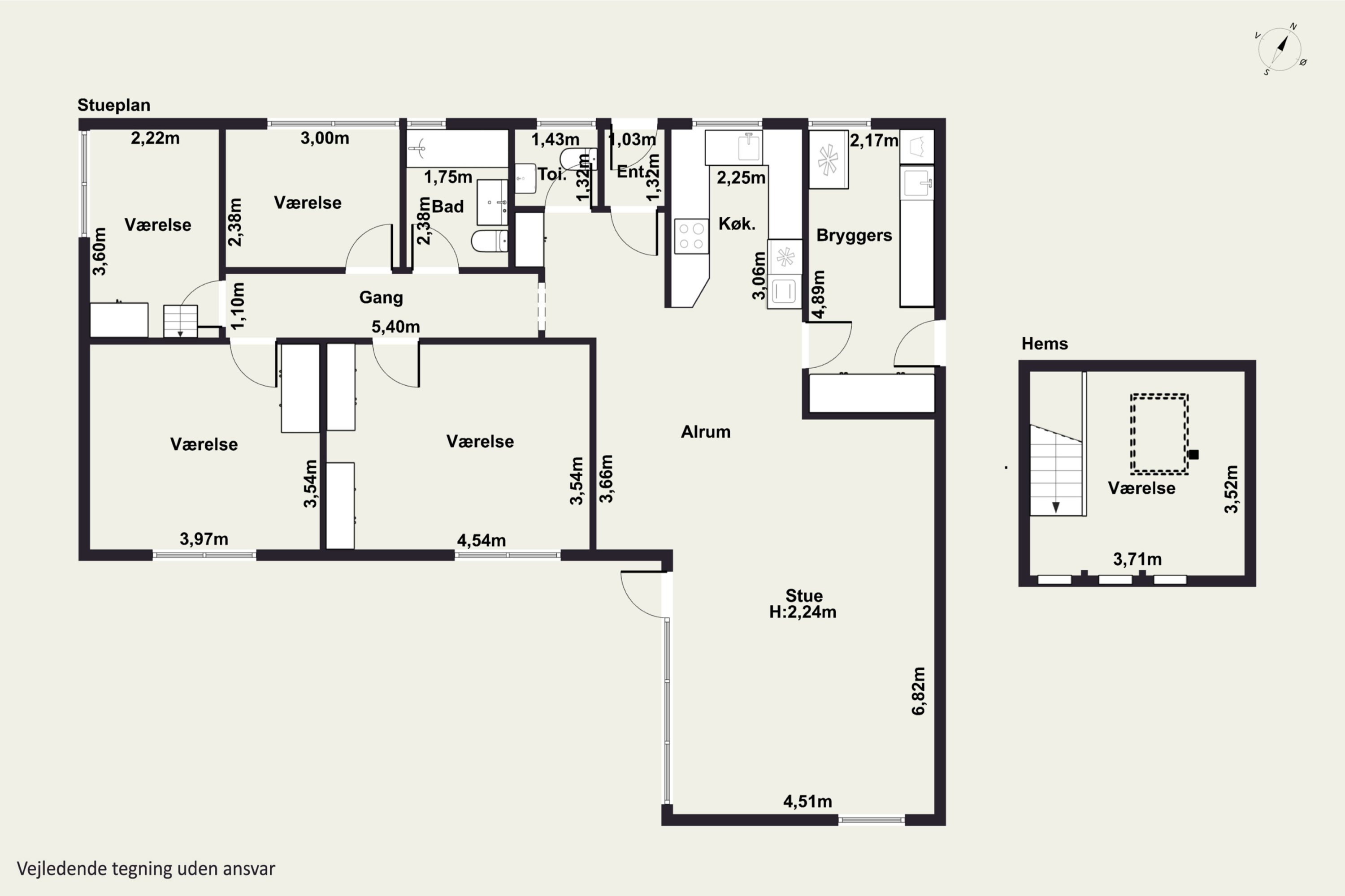 Plantegninger billede af Mågevej 18, 7700 Thisted