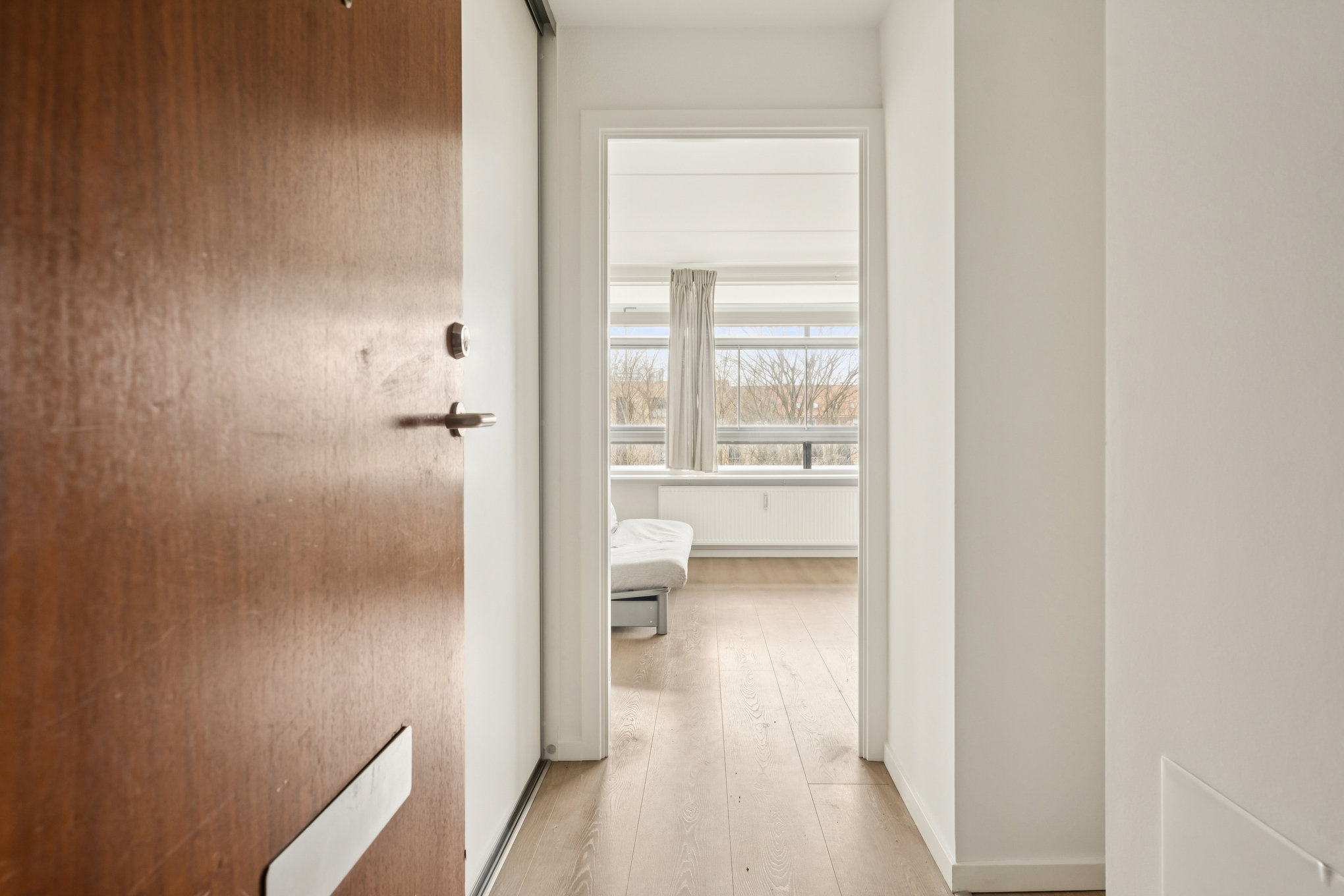 Fremhævet gang billede i fuldskærmstilstand. Billede af Mølletoften 16, st.. mf., 8940 Randers SV