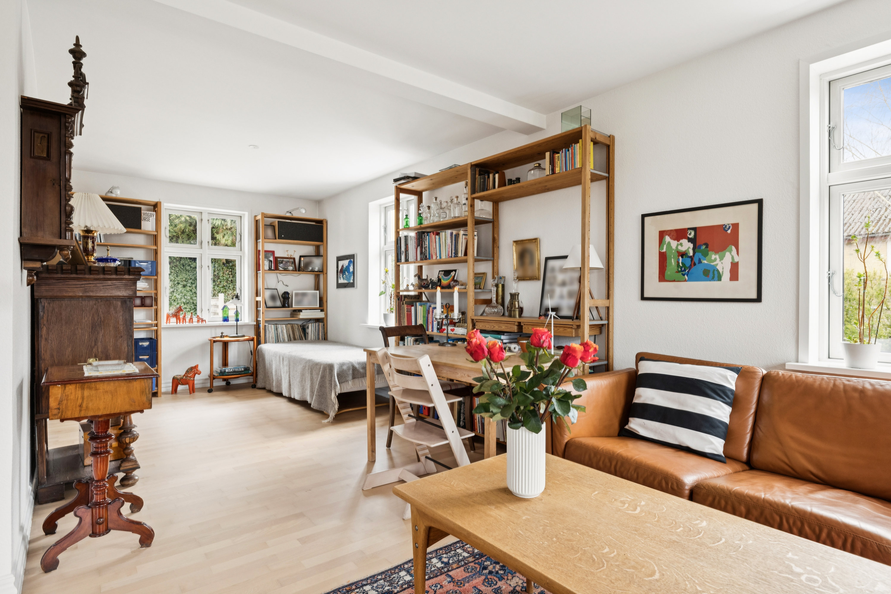 Fremhævet stue billede i fuldskærmstilstand. Billede af Kirkegade 17, Rødding, 8830 Tjele