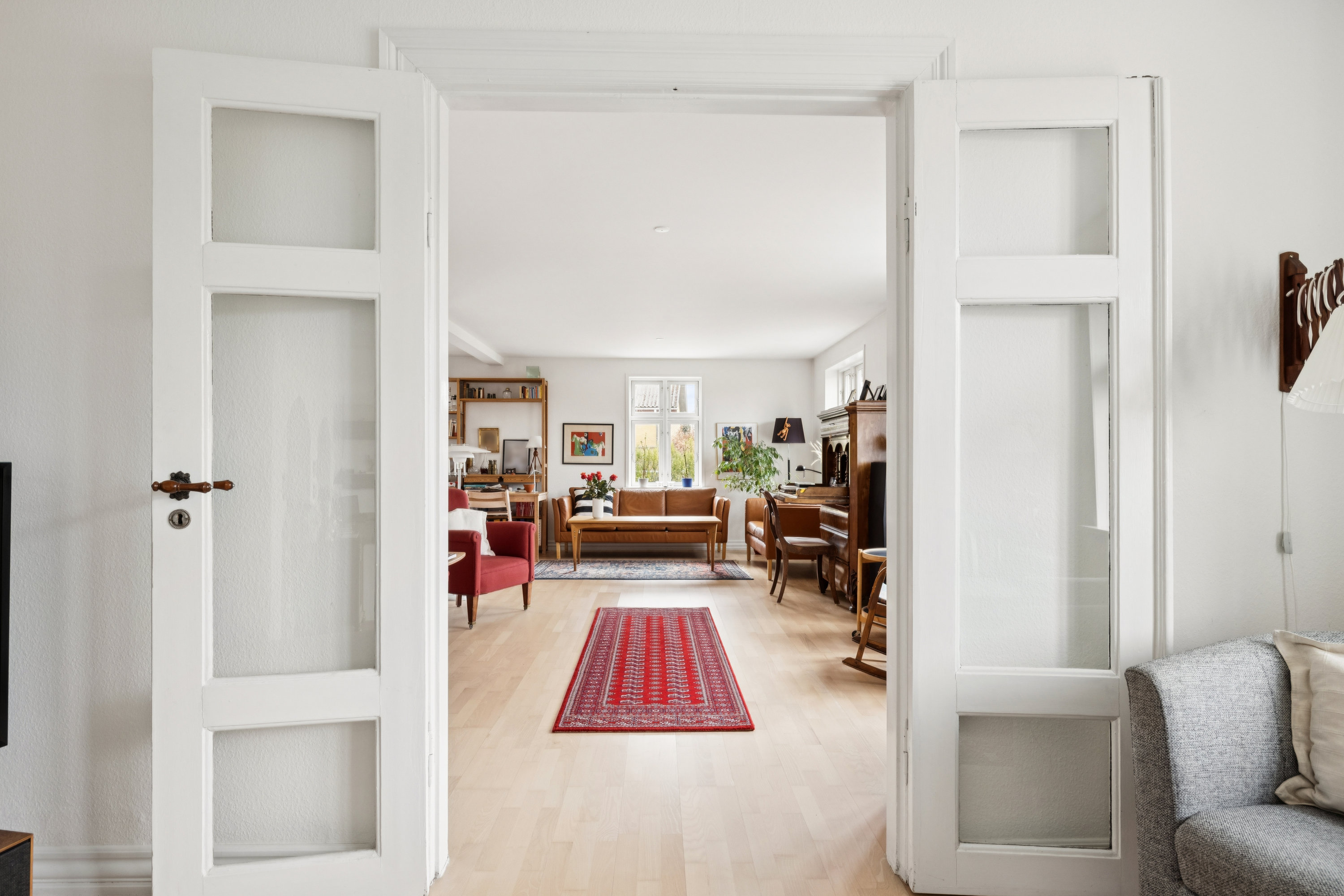 Fremhævet stue billede i fuldskærmstilstand. Billede af Kirkegade 17, Rødding, 8830 Tjele