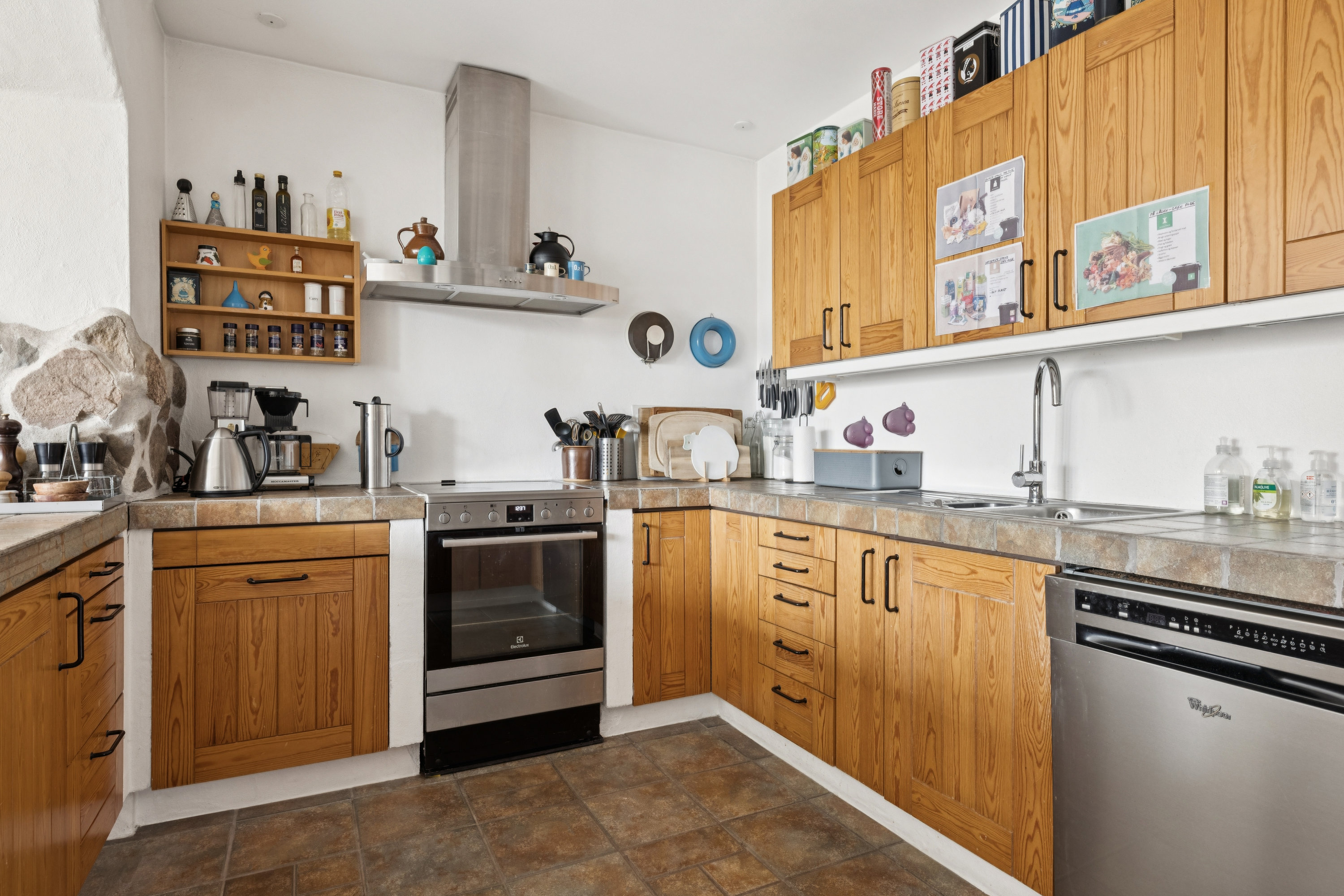 Fremhævet køkken billede i fuldskærmstilstand. Billede af Kirkegade 17, Rødding, 8830 Tjele