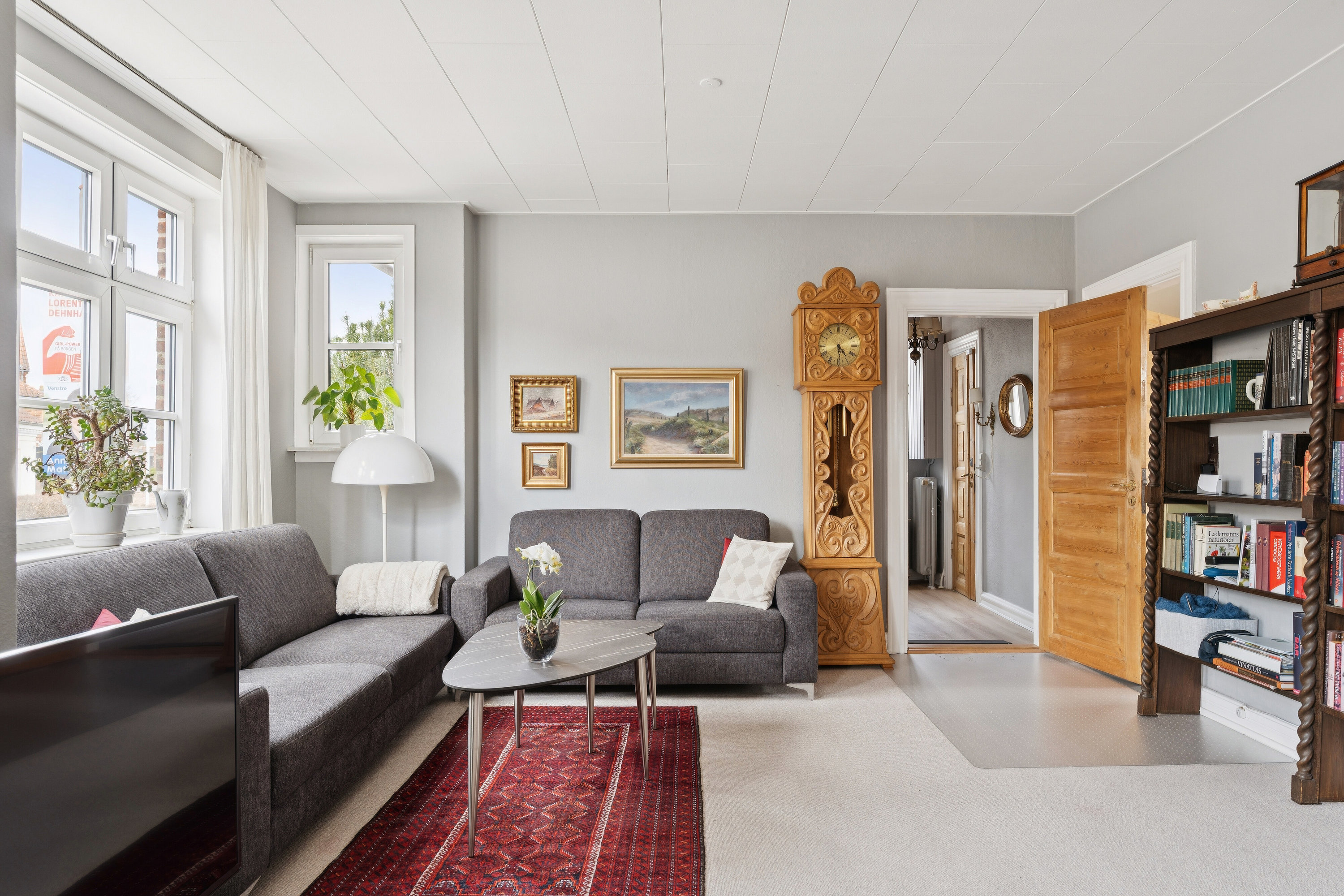 Fremhævet stue billede i fuldskærmstilstand. Billede af Østergade 9, 7200 Grindsted