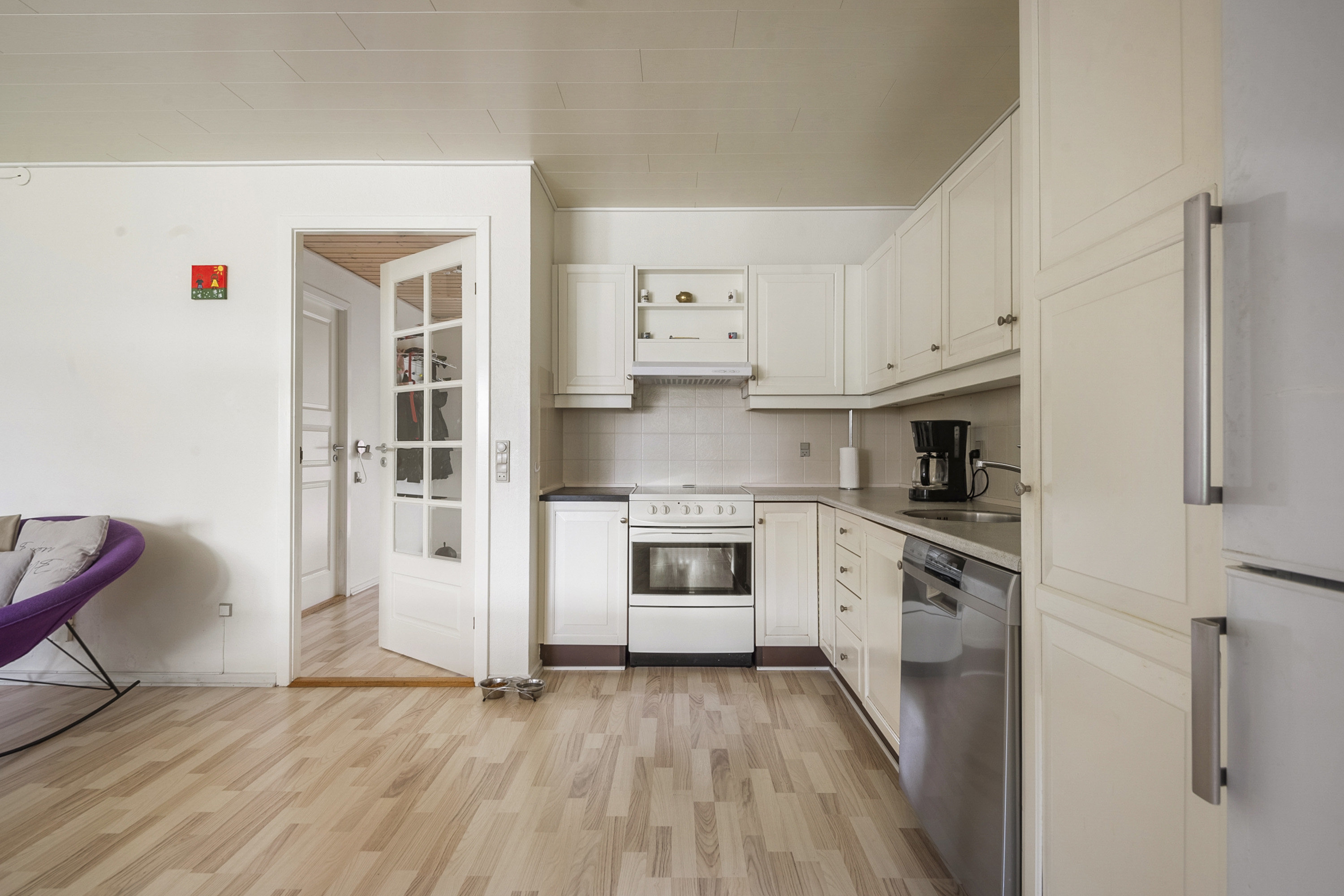 Fremhævet køkken billede i fuldskærmstilstand. Billede af Egevangen 12C, Sig, 6800 Varde