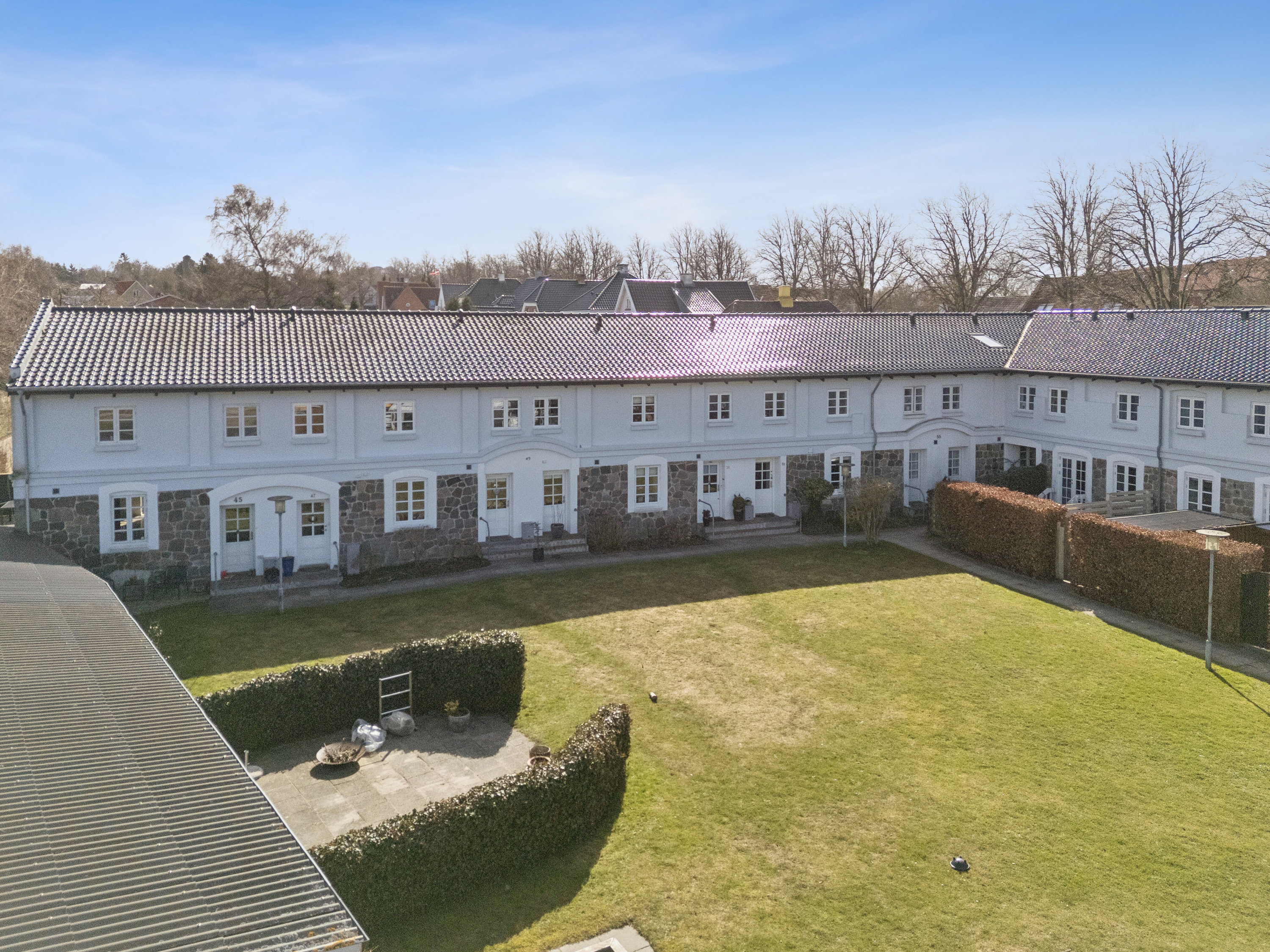 Fremhævet set fra haven billede i fuldskærmstilstand. Billede af Parkvej 51, 4200 Slagelse