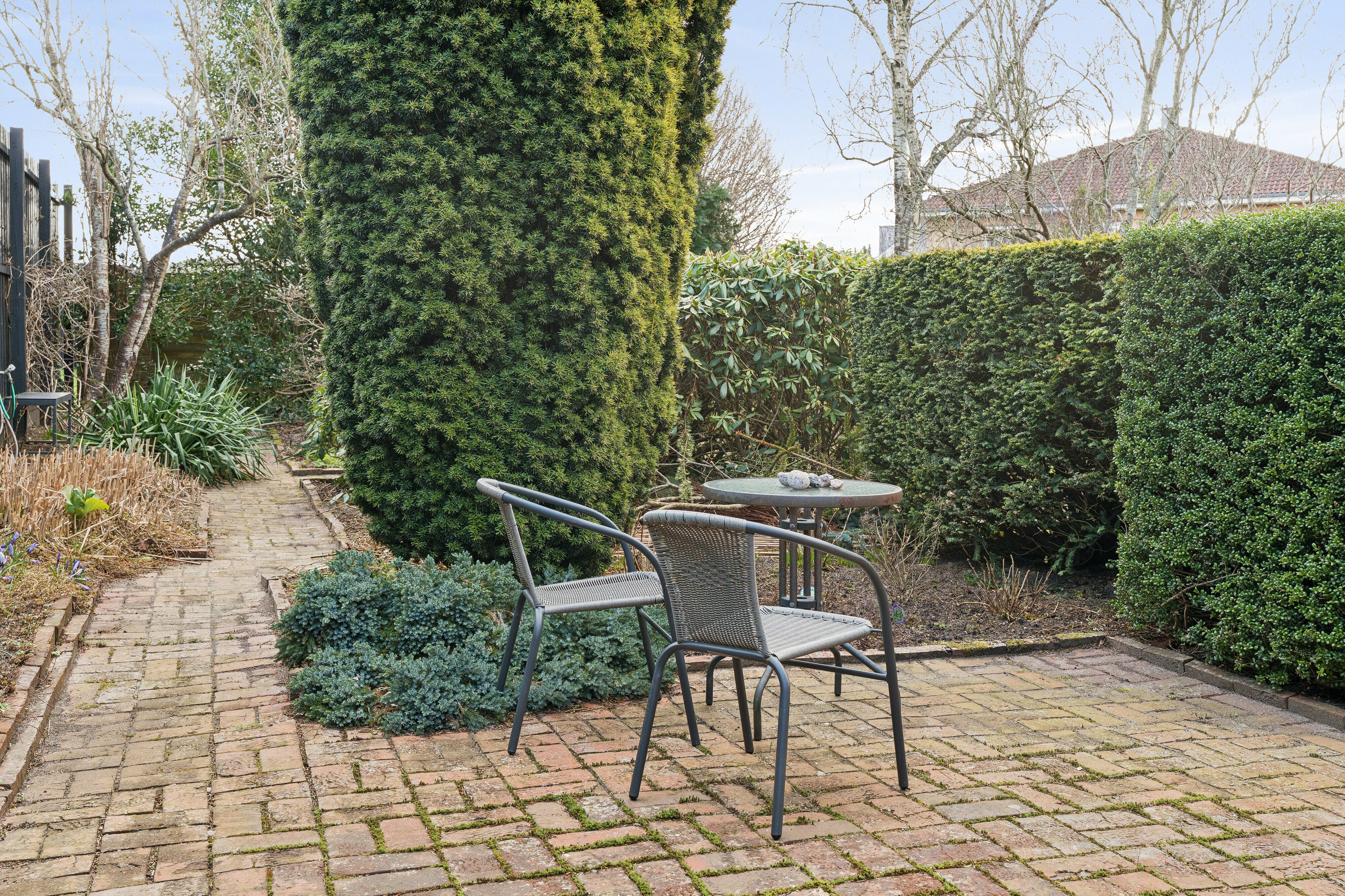 Fremhævet terrasse billede i fuldskærmstilstand. Billede af Østergade 9, 7200 Grindsted