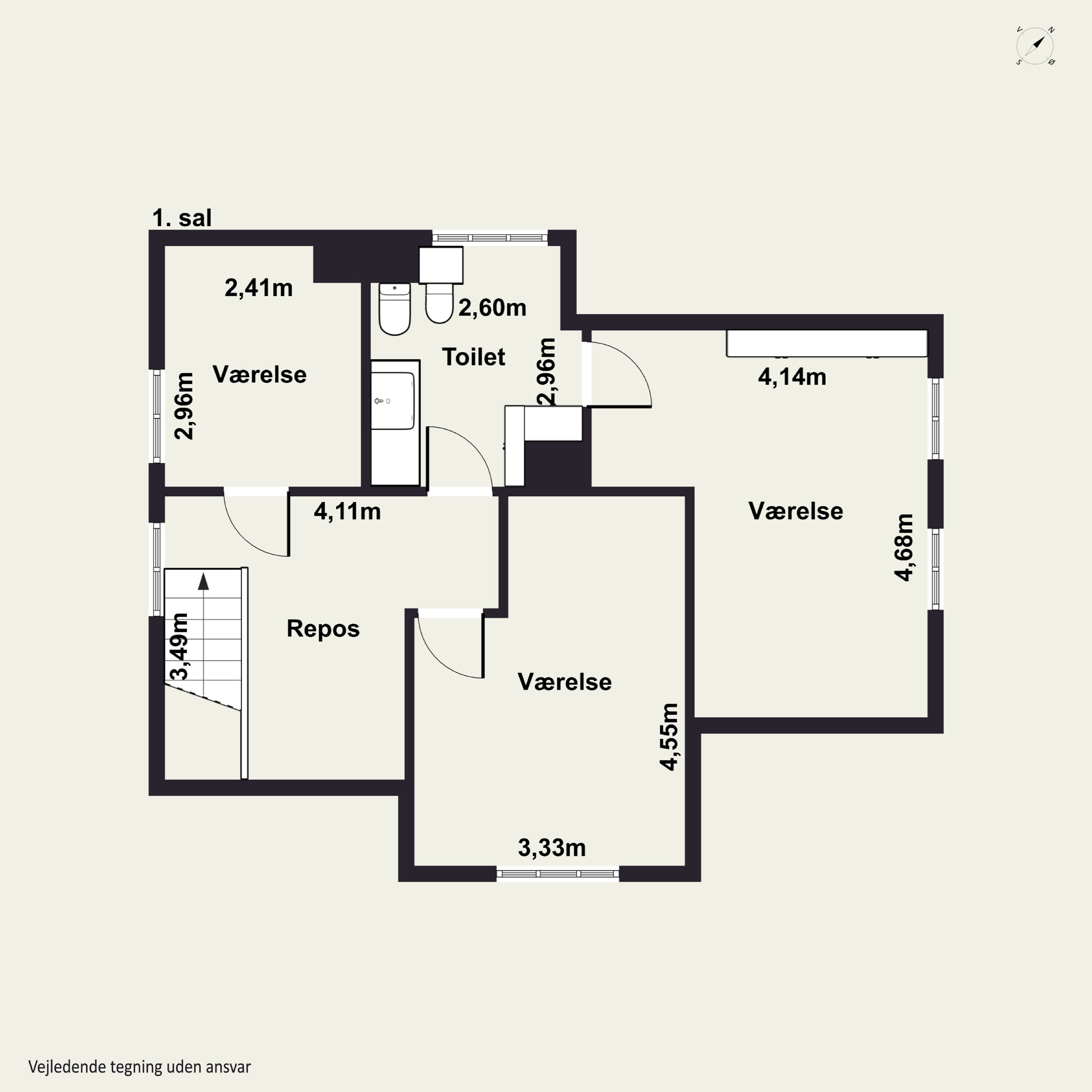Plantegninger billede af Østergade 9, 7200 Grindsted