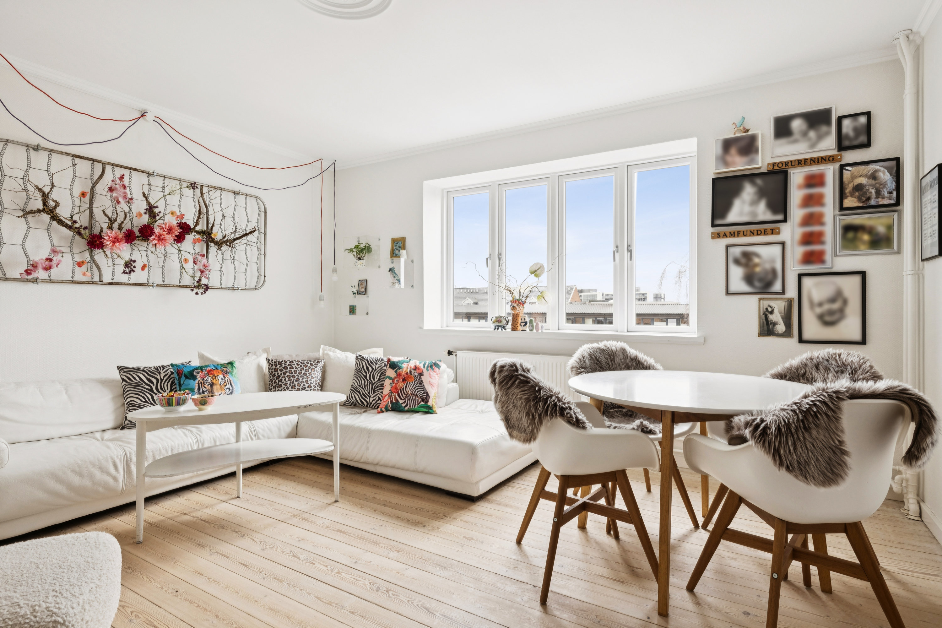 Fremhævet stue billede i fuldskærmstilstand. Billede af Rams Tværvej 1, 2. th., 8800 Viborg