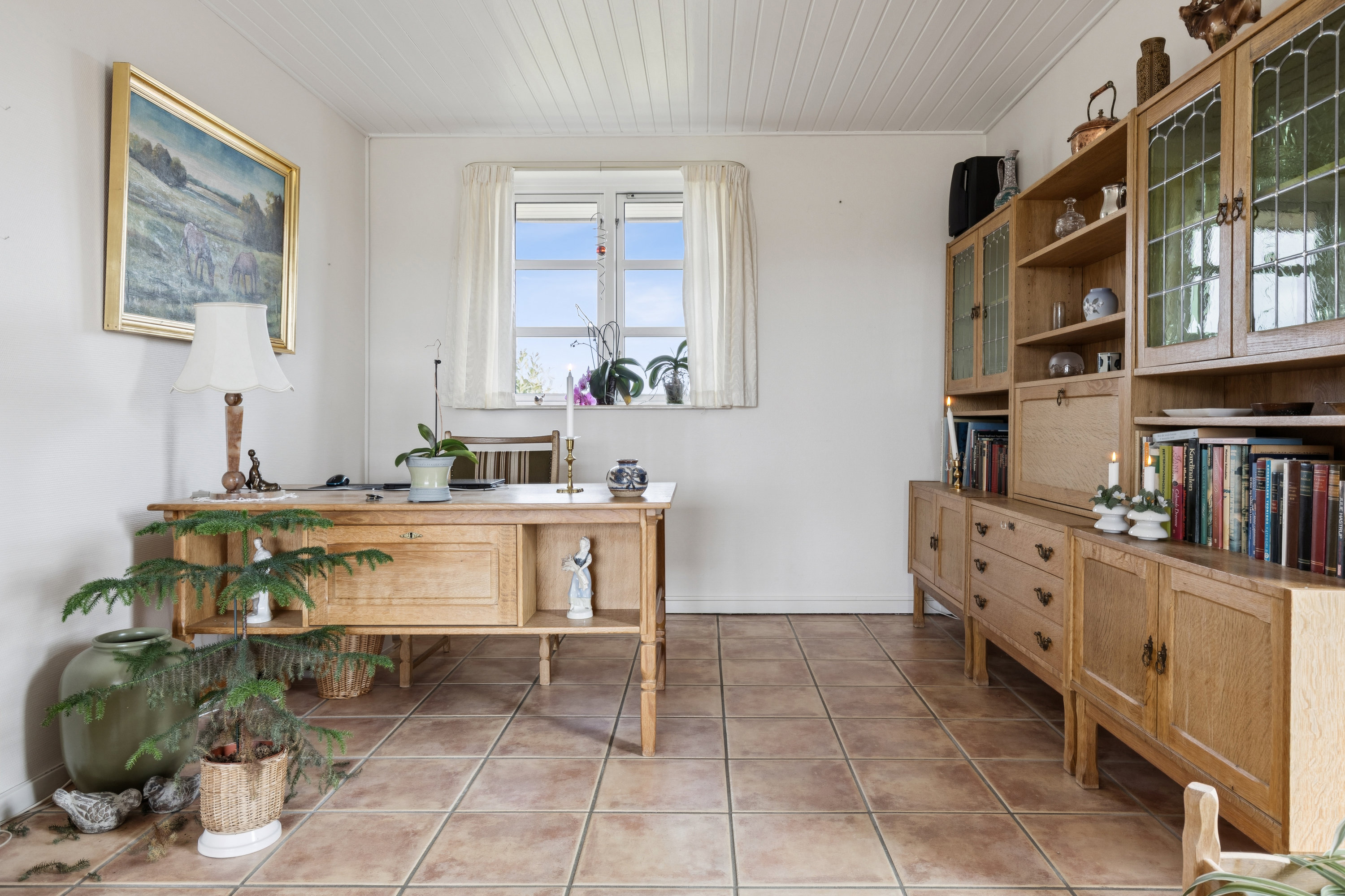 Fremhævet stue billede i fuldskærmstilstand. Billede af Fladehøj 9, 4534 Hørve