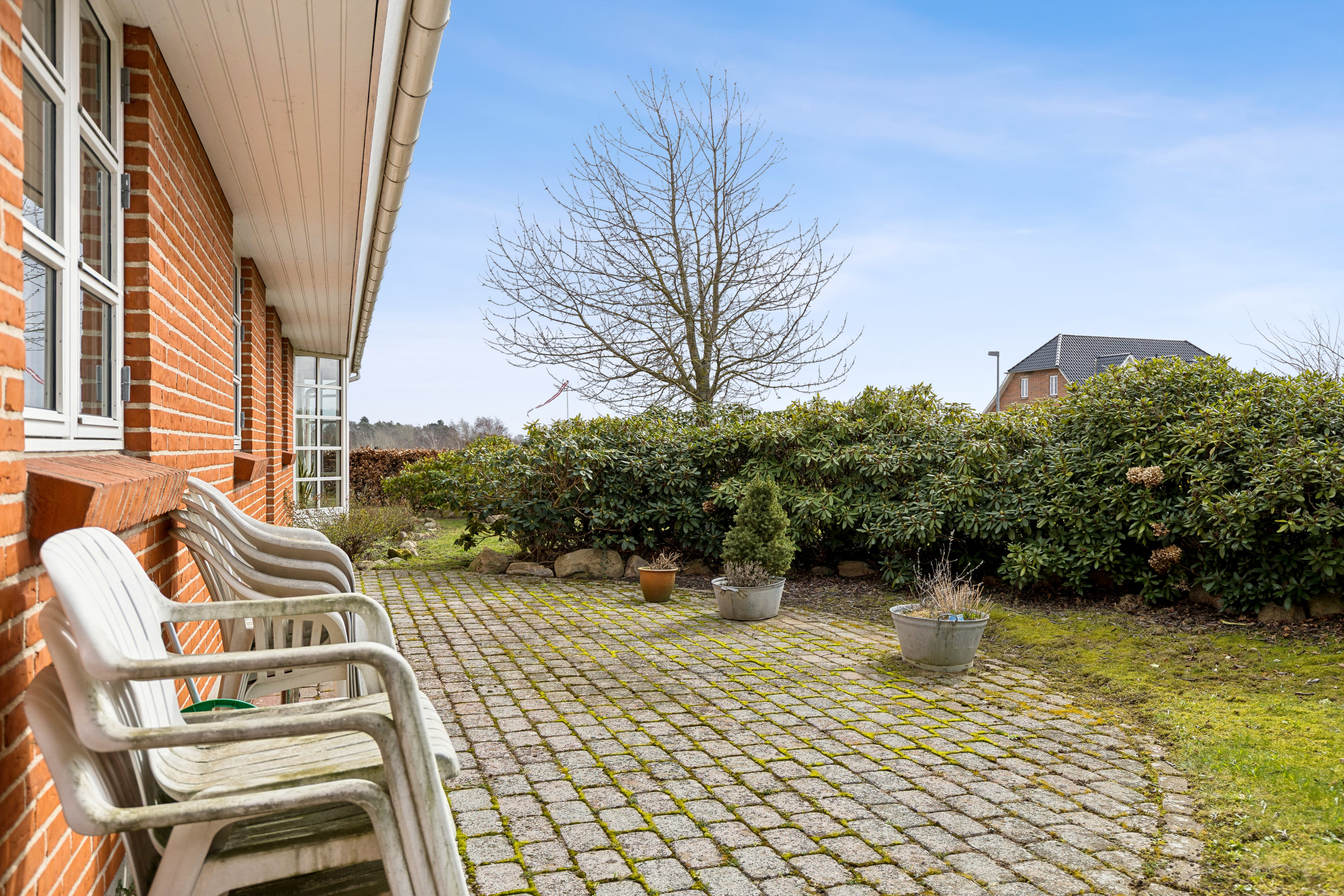 Fremhævet terrasse billede i fuldskærmstilstand. Billede af Fladehøj 9, 4534 Hørve