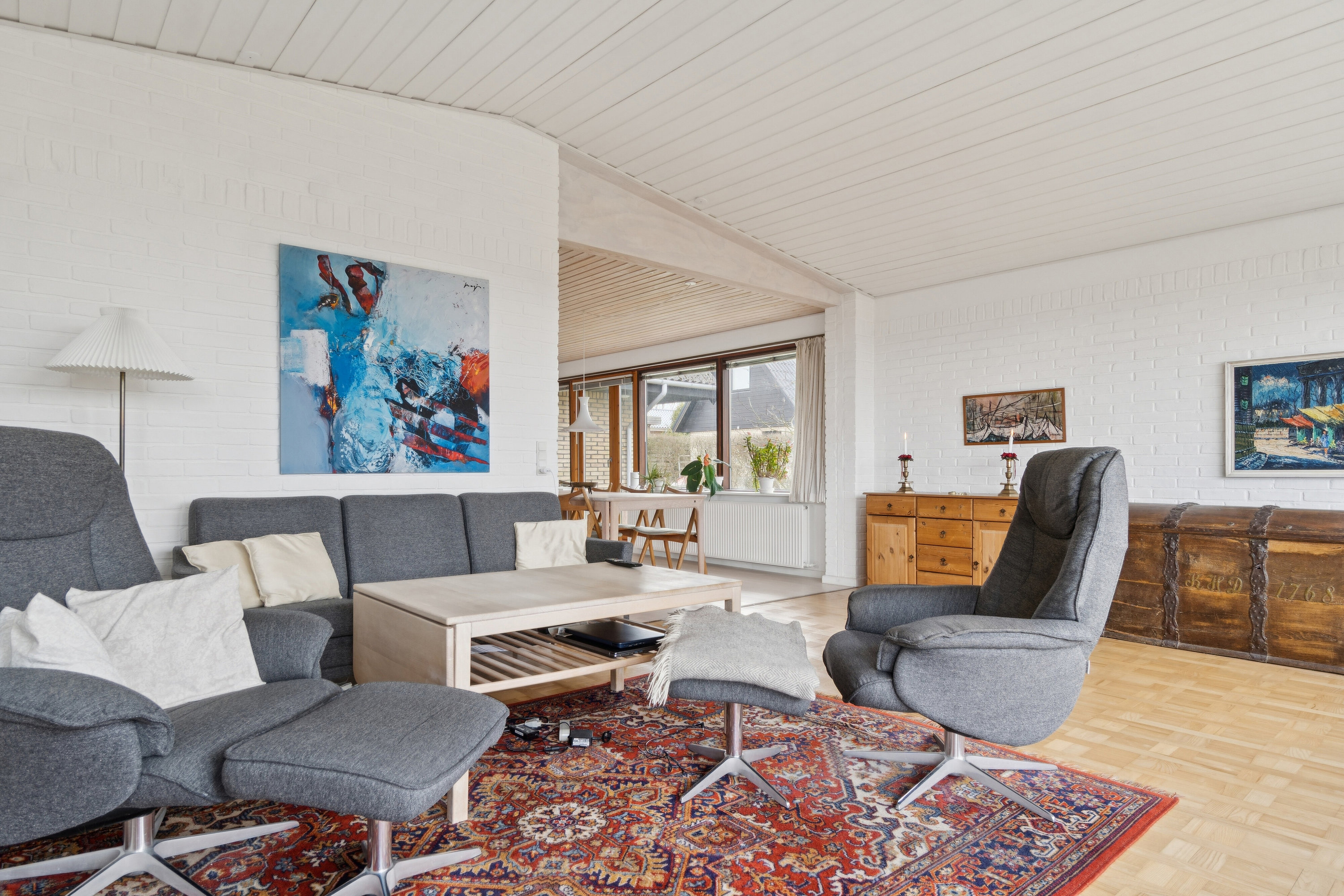 Fremhævet stue billede i fuldskærmstilstand. Billede af Bygaden 13, Svogerslev, 4000 Roskilde