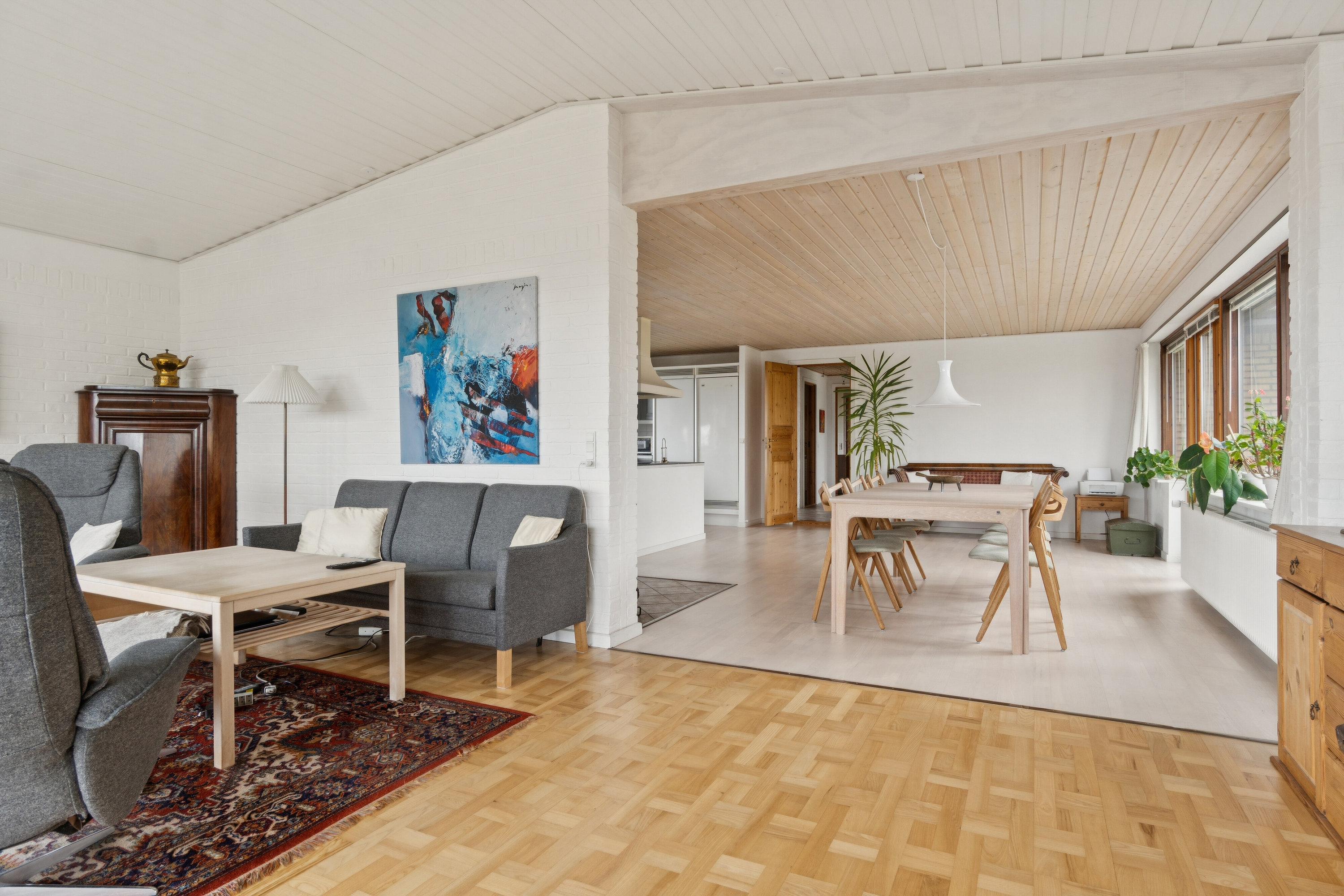 Fremhævet stue billede i fuldskærmstilstand. Billede af Bygaden 13, Svogerslev, 4000 Roskilde