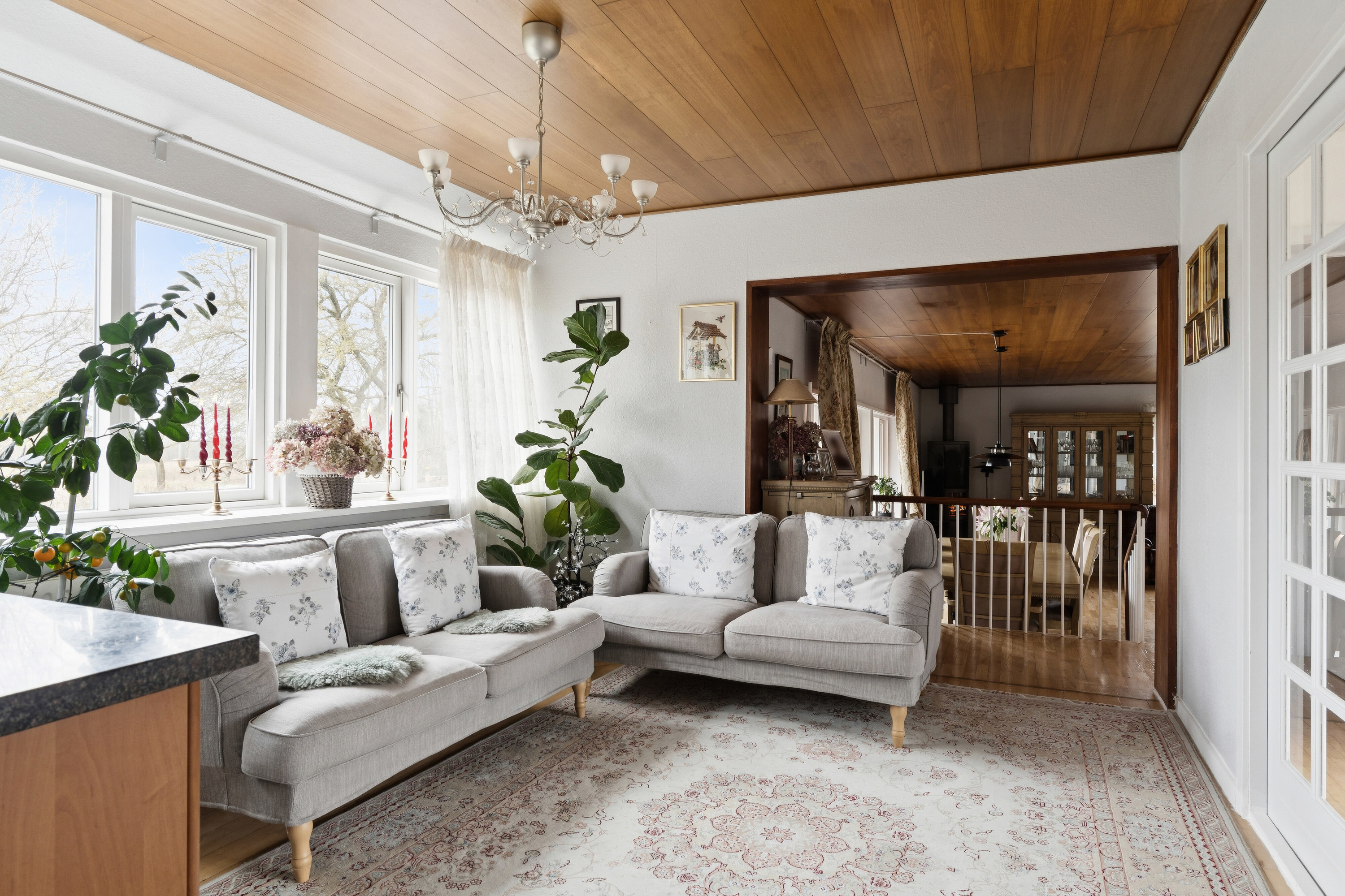 Fremhævet stue billede i fuldskærmstilstand. Billede af Ved Fortunen 2A, 2800 Kongens Lyngby