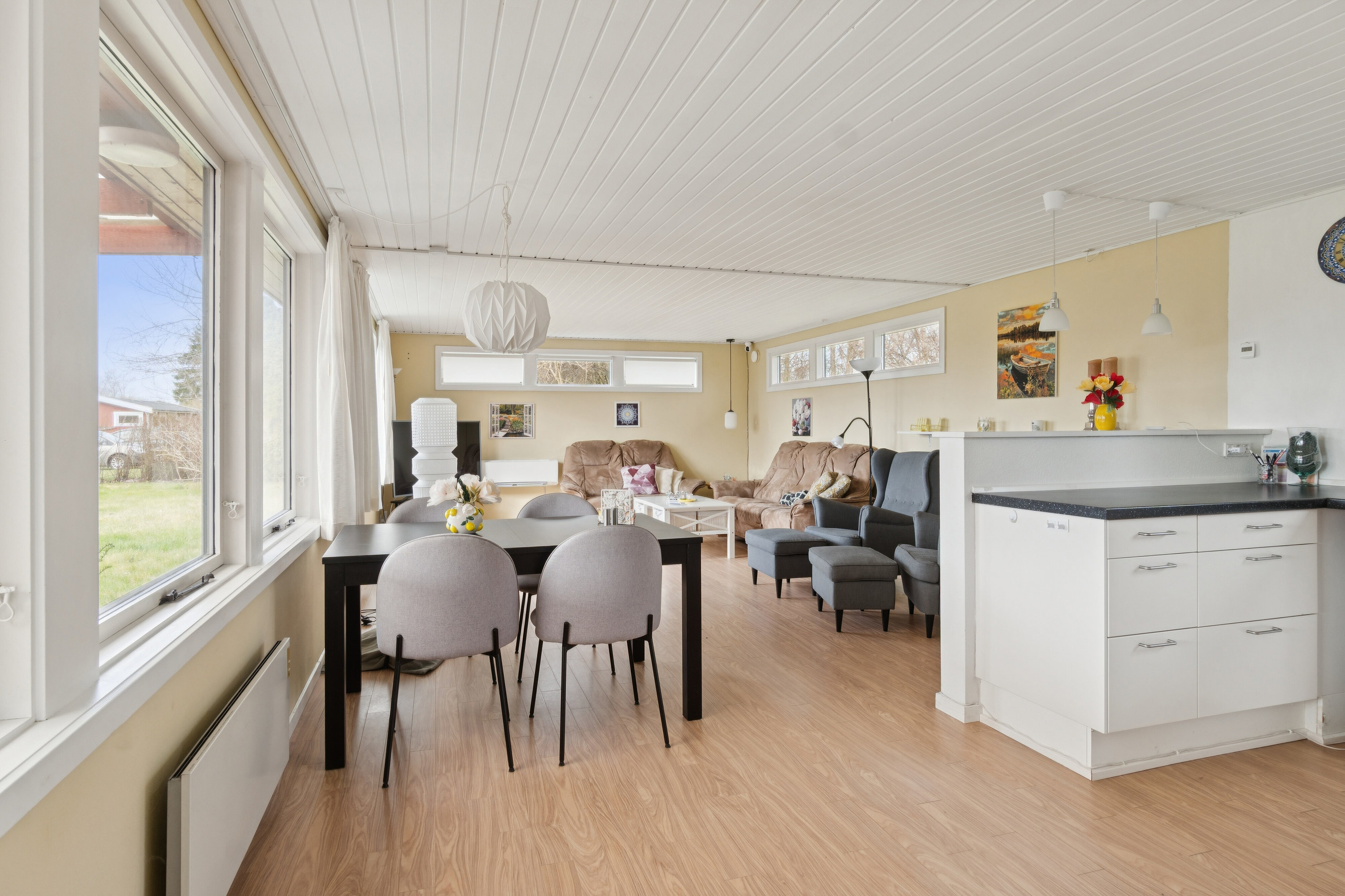 Fremhævet spisestue billede i fuldskærmstilstand. Billede af Tjørnehaven 4, Lammefjorden, 4571 Grevinge