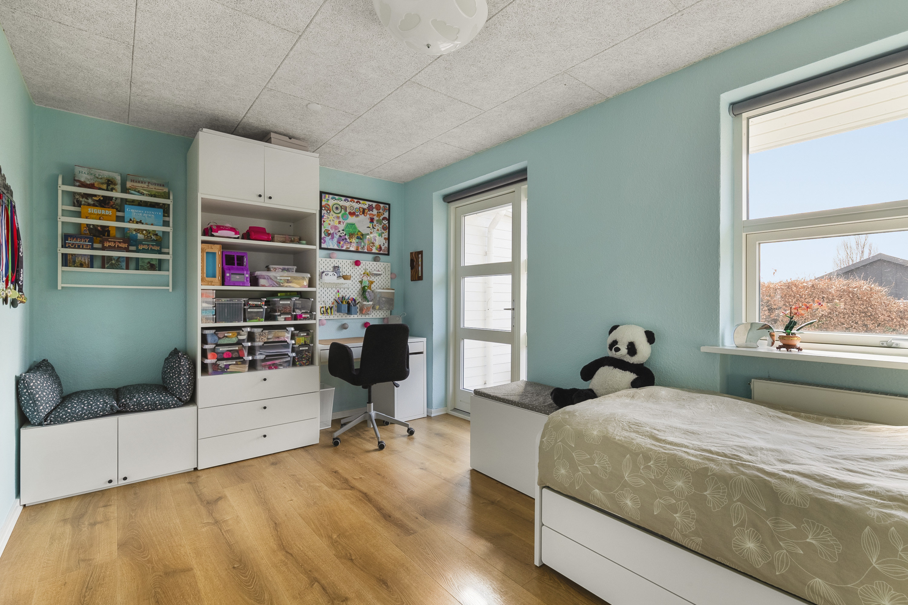 Fremhævet soveværelse billede i fuldskærmstilstand. Billede af Toftegårdsvej 5, 8362 Hørning