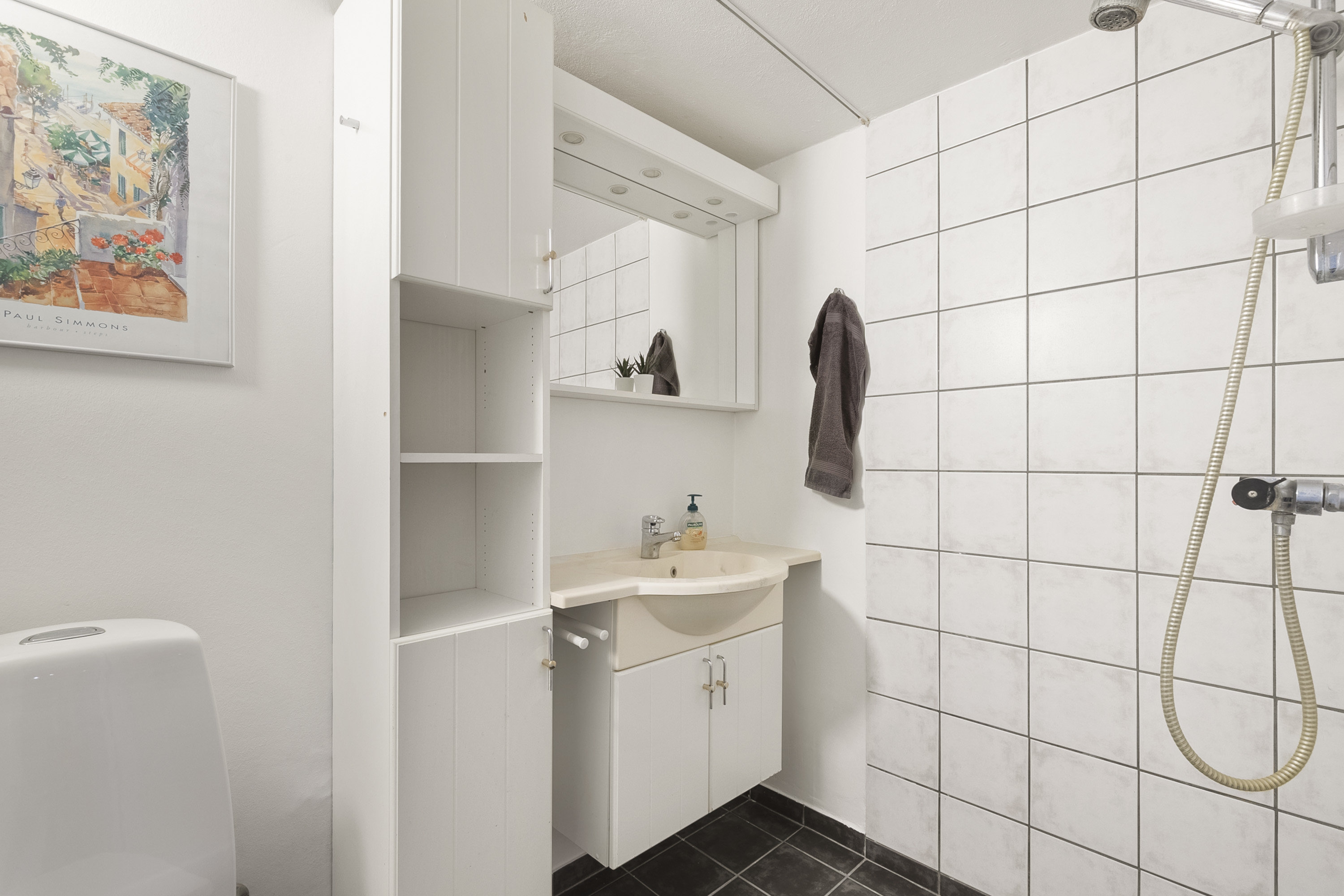 Fremhævet badeværelse billede i fuldskærmstilstand. Billede af Toftegårdsvej 5, 8362 Hørning