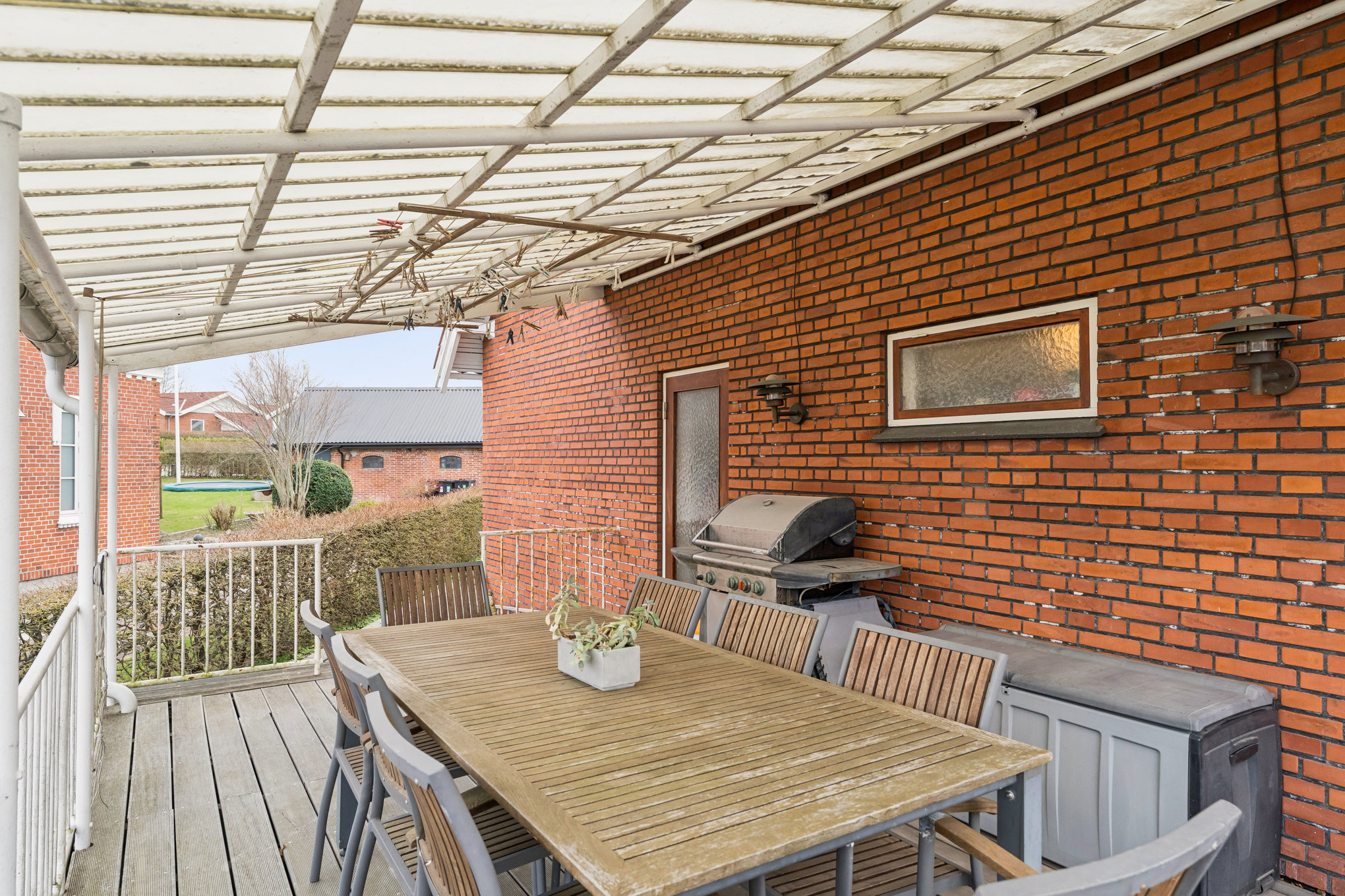 Fremhævet terrasse billede i fuldskærmstilstand. Billede af Tebbestrupvej 19, 8940 Randers SV