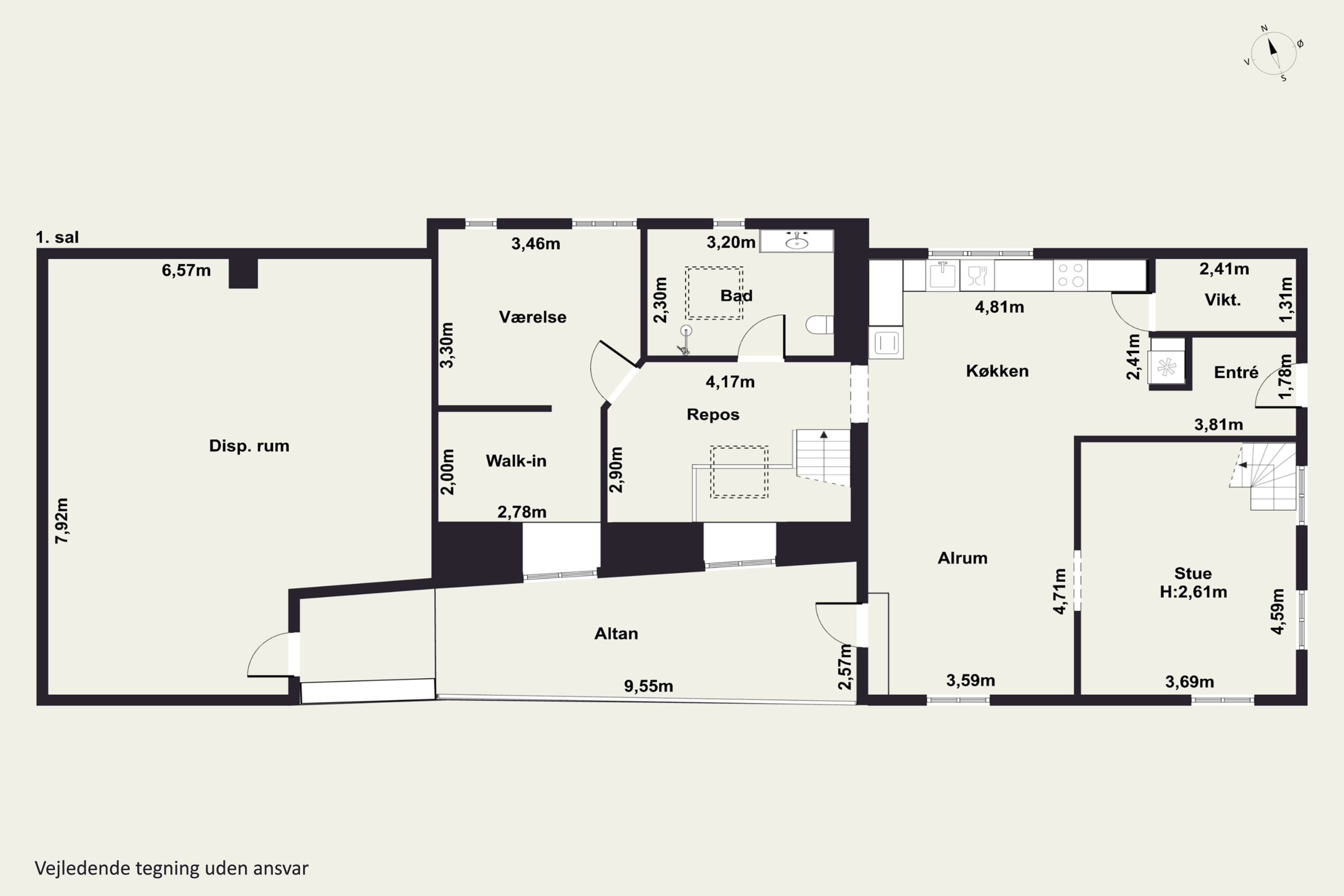 Plantegninger billede af Paxvej 7, 9830 Tårs