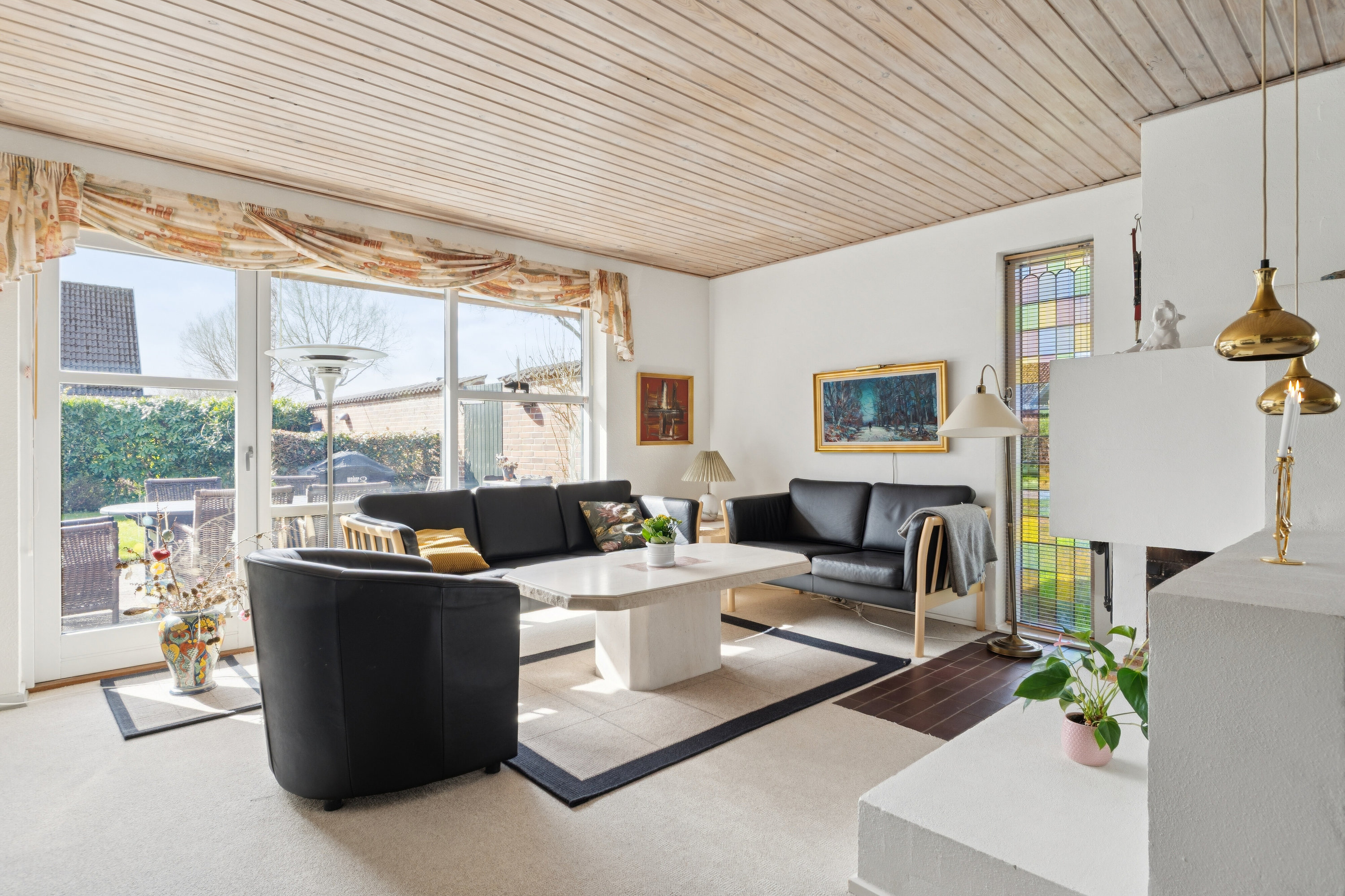 Fremhævet stue billede i fuldskærmstilstand. Billede af Glentevej 16, 7430 Ikast