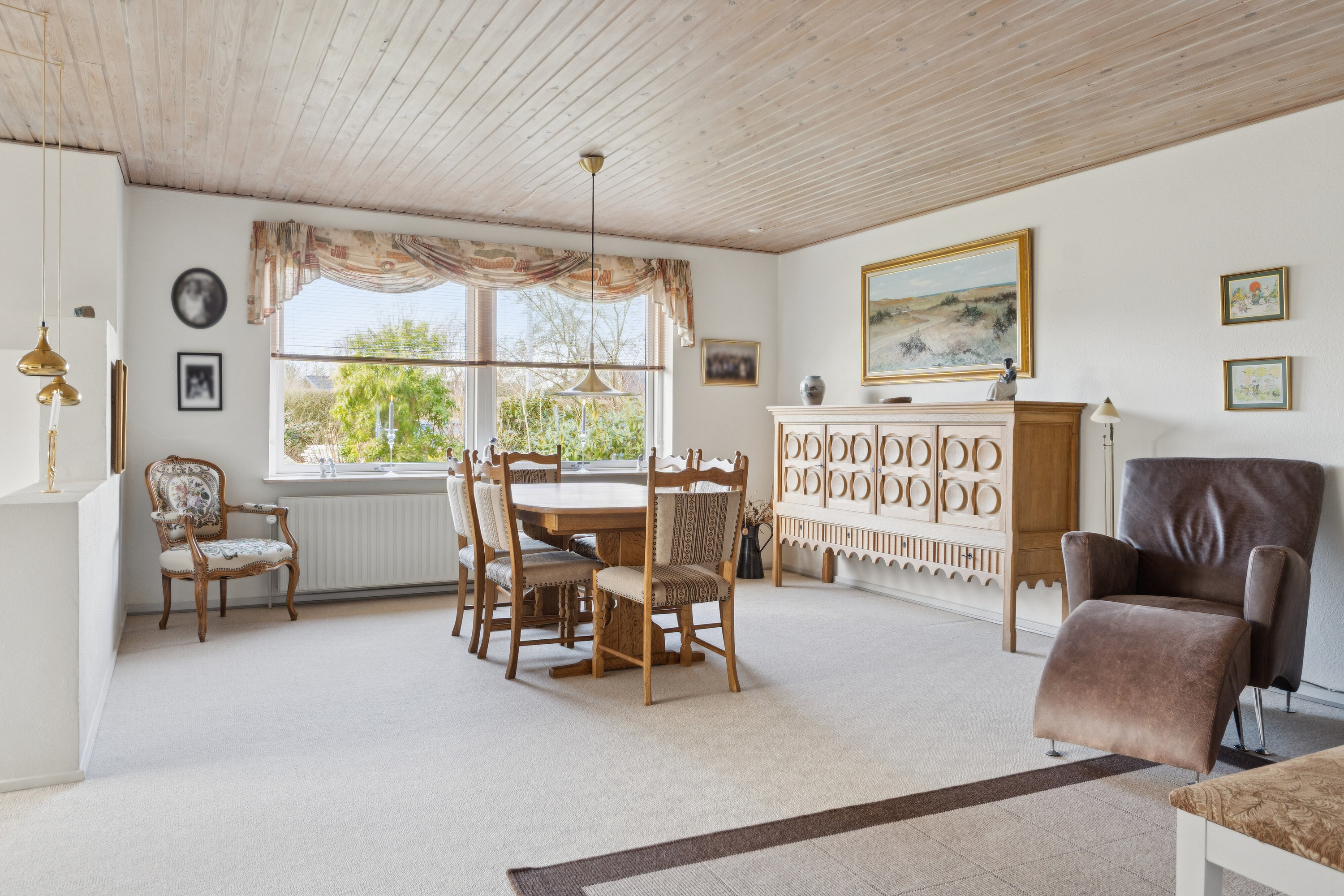 Fremhævet spisestue billede i fuldskærmstilstand. Billede af Glentevej 16, 7430 Ikast