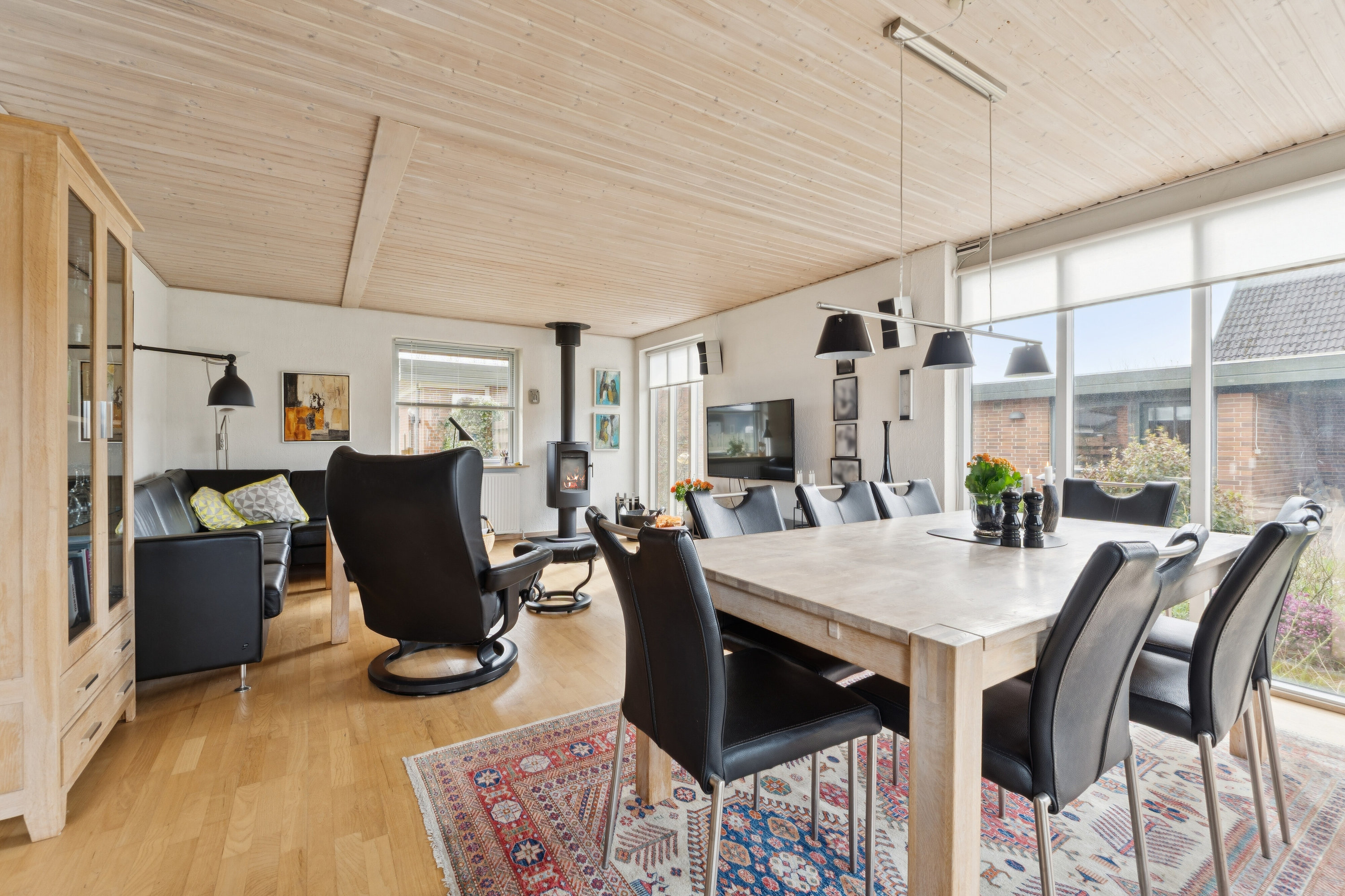 Fremhævet spisestue billede i fuldskærmstilstand. Billede af Glentevej 16, 7430 Ikast