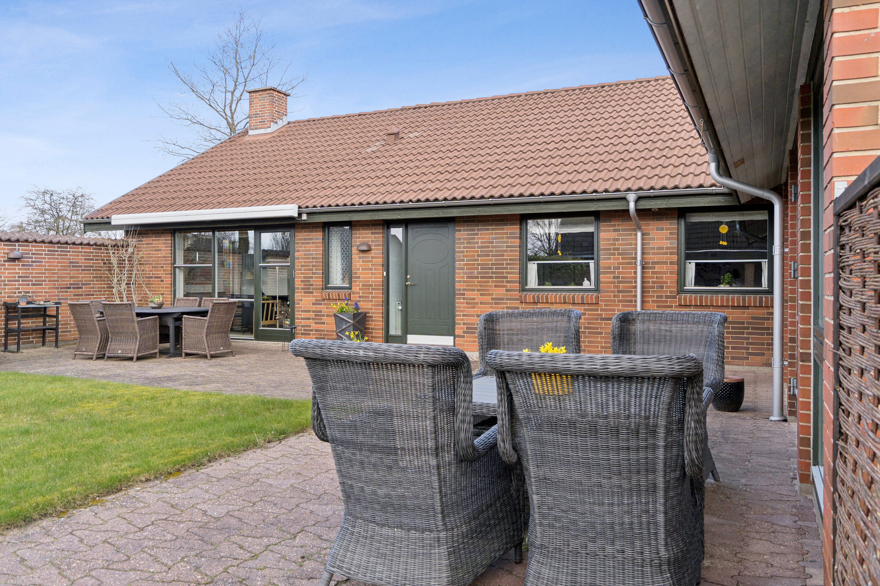 Fremhævet terrasse billede i fuldskærmstilstand. Billede af Glentevej 16, 7430 Ikast