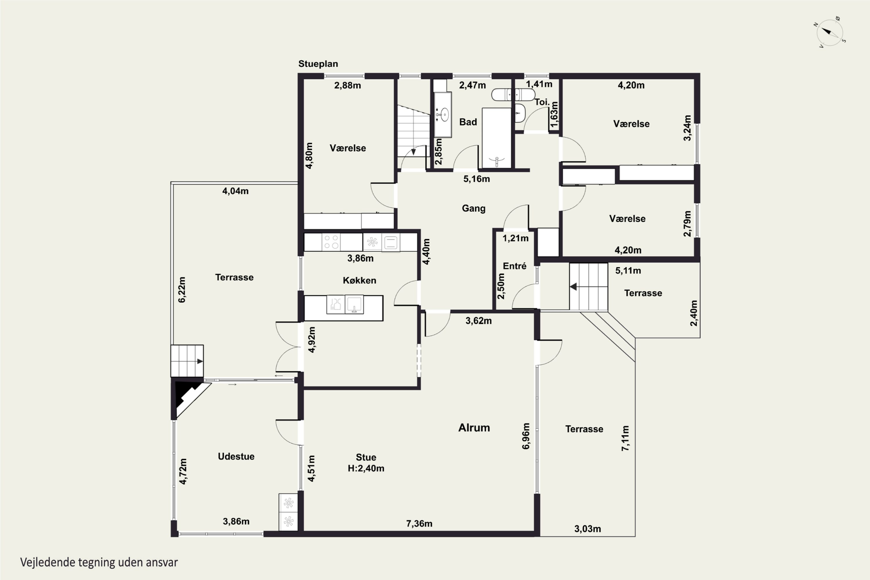 Plantegninger billede af Egevej 37, 7470 Karup J