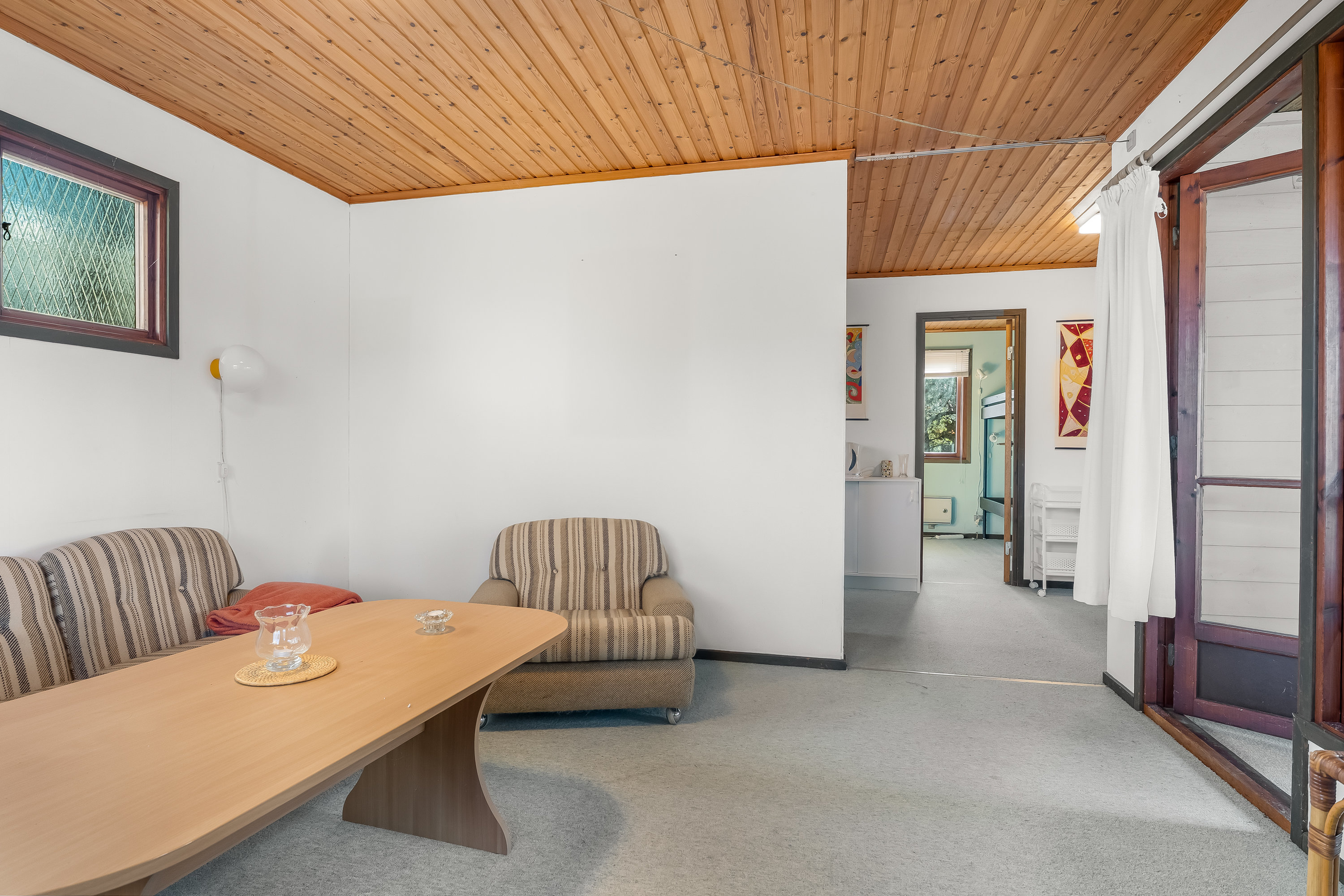 Fremhævet stue billede i fuldskærmstilstand. Billede af Åstræde 4, Hummingen, 4983 Dannemare