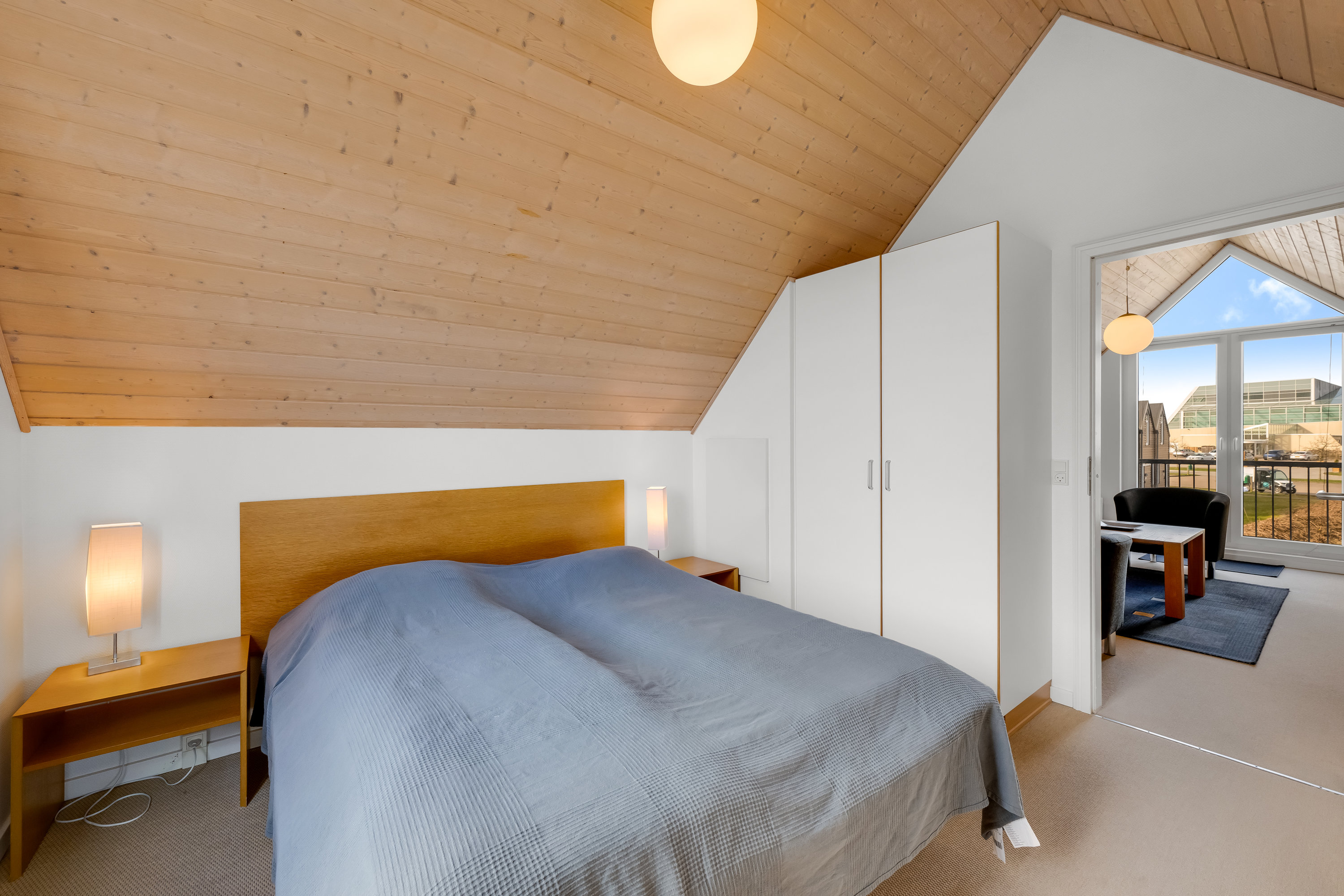 Fremhævet soveværelse billede i fuldskærmstilstand. Billede af Lønne Feriepark 109B, Lønne, 6830 Nørre Nebel