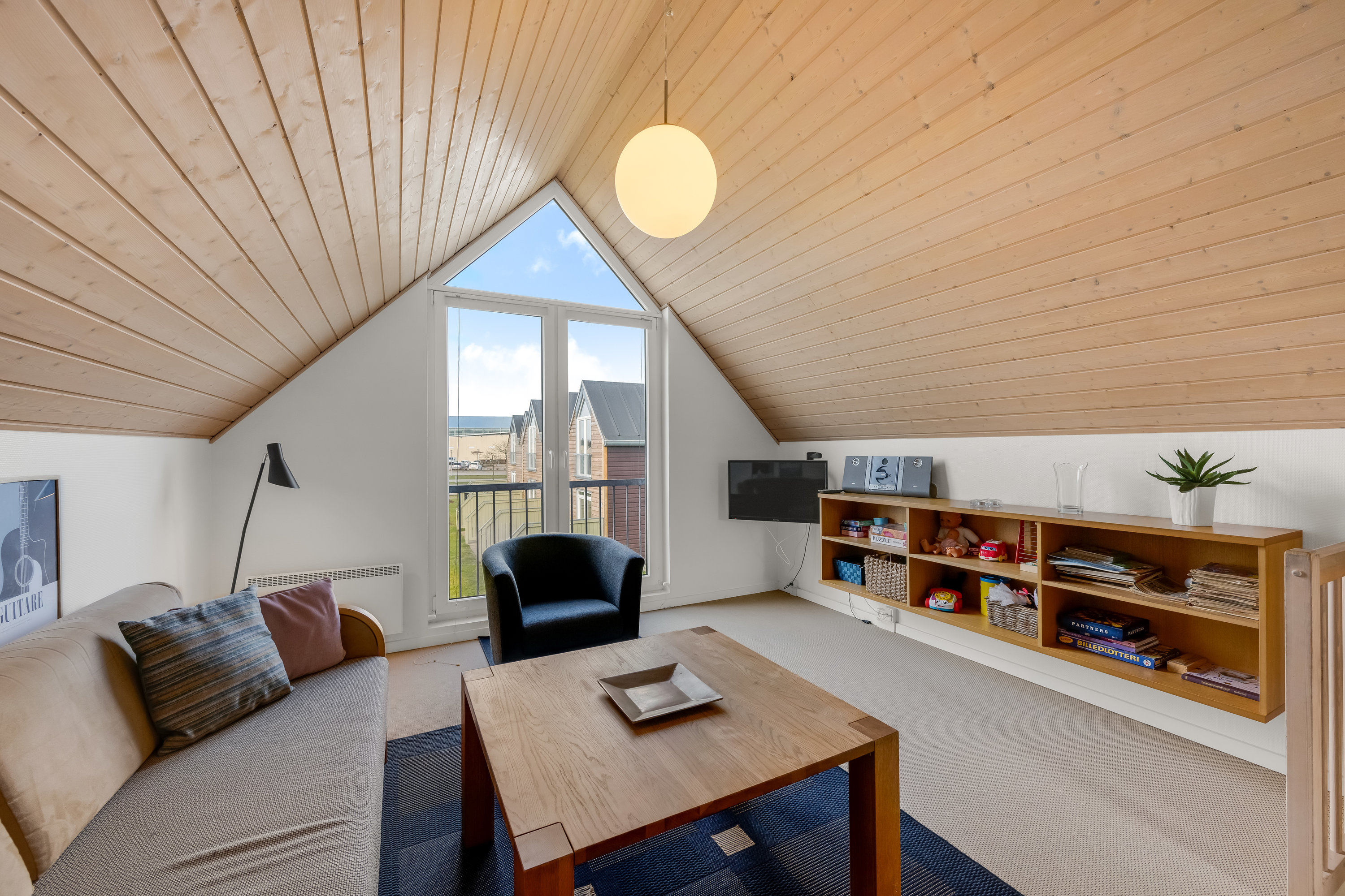 Fremhævet stue billede i fuldskærmstilstand. Billede af Lønne Feriepark 109B, Lønne, 6830 Nørre Nebel