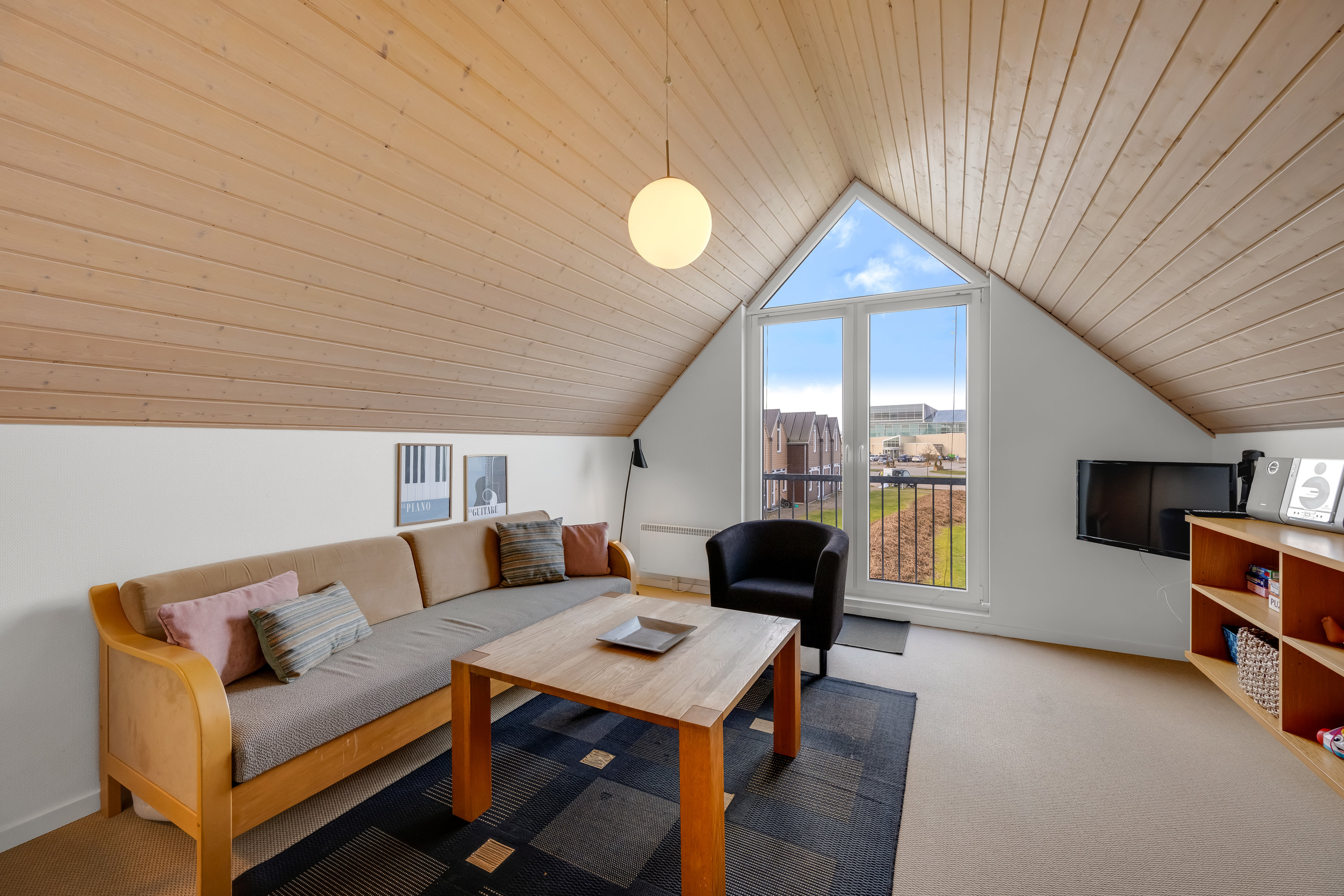 Fremhævet stue billede i fuldskærmstilstand. Billede af Lønne Feriepark 109B, Lønne, 6830 Nørre Nebel