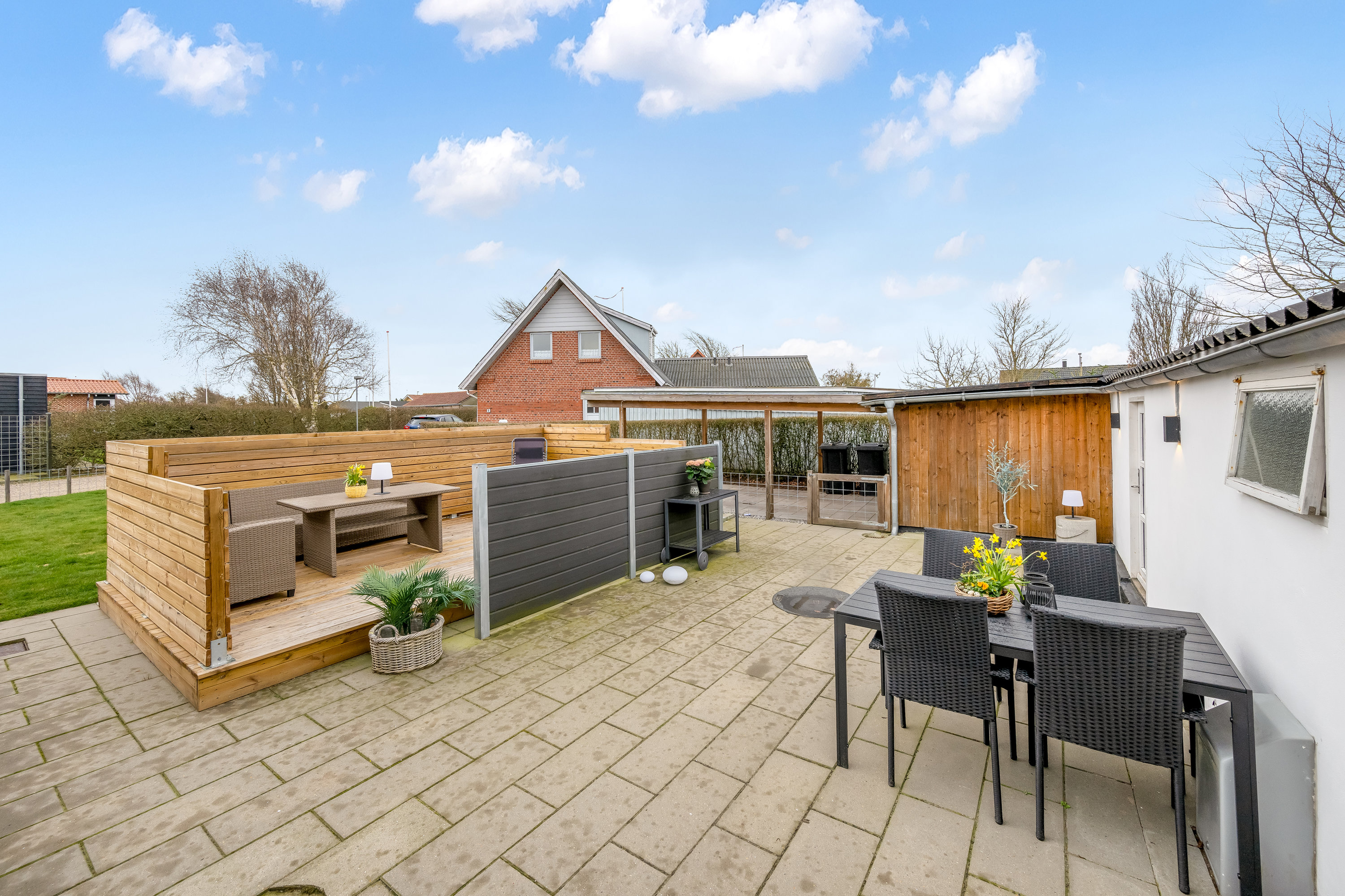 Fremhævet terrasse billede i fuldskærmstilstand. Billede af Kongevej 36, 6900 Skjern