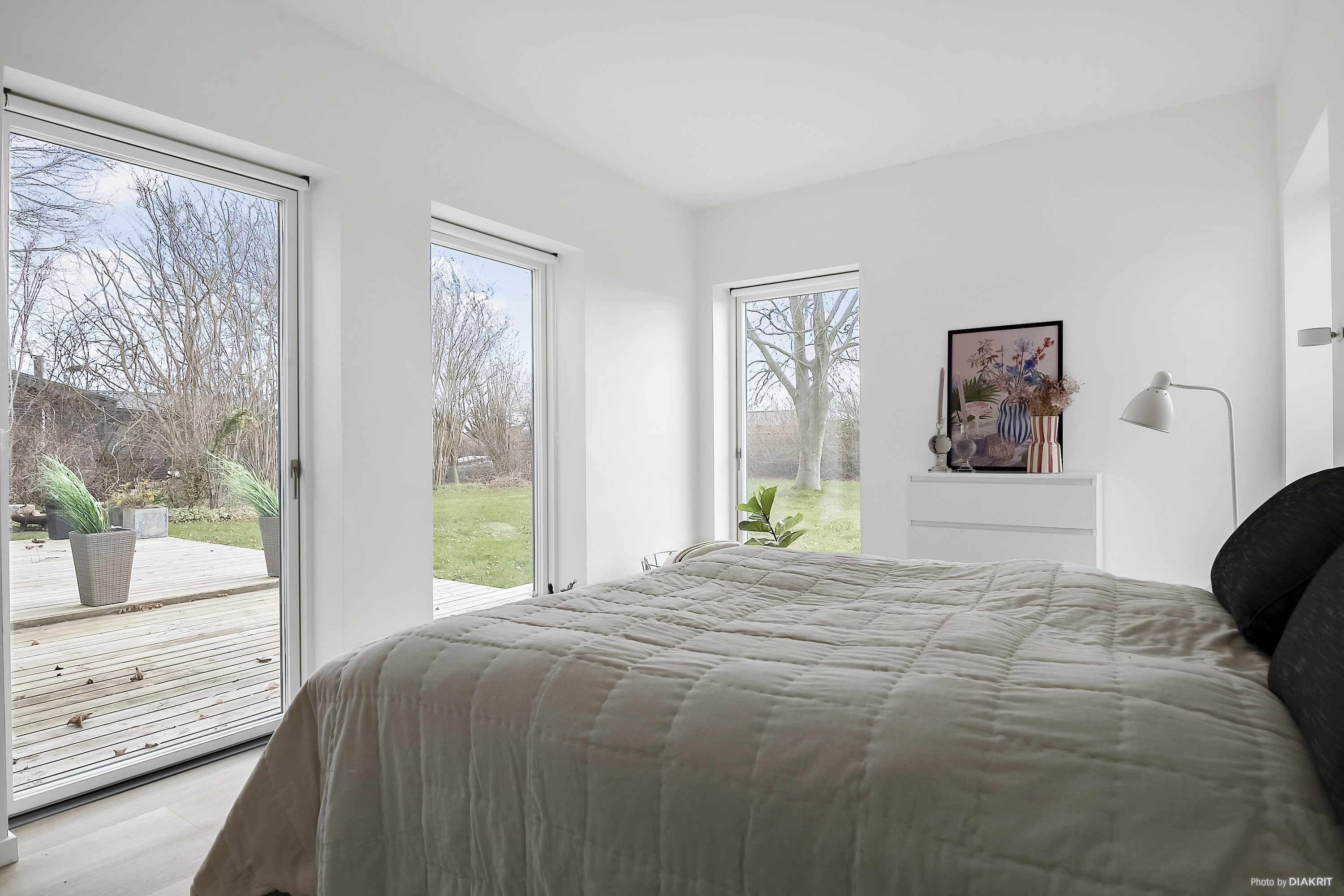 Fremhævet soveværelse billede i fuldskærmstilstand. Billede af Præsteager 221, Saksild Str, 8300 Odder