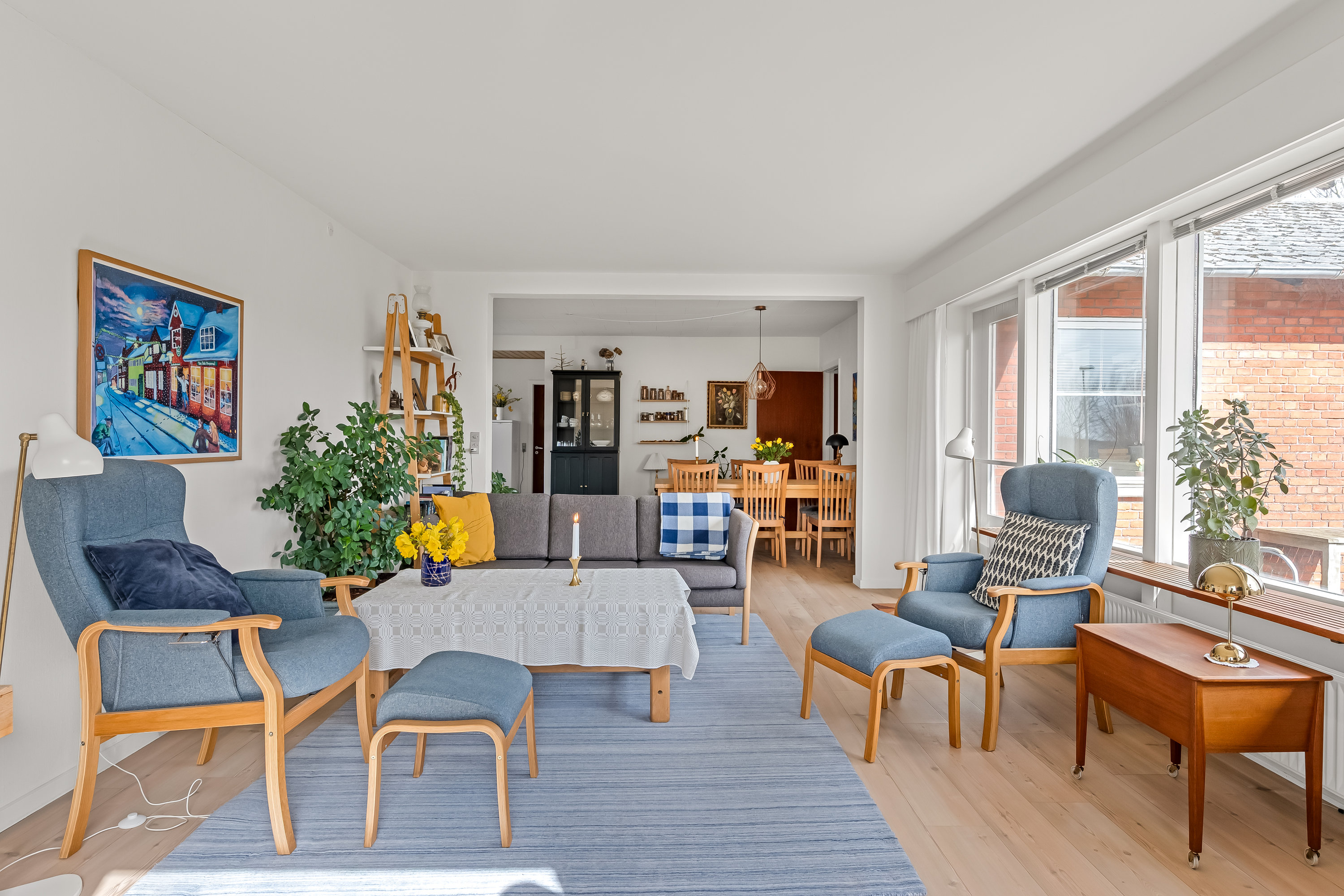 Fremhævet stue billede i fuldskærmstilstand. Billede af Vestervejen 75, Nordby, 6720 Fanø