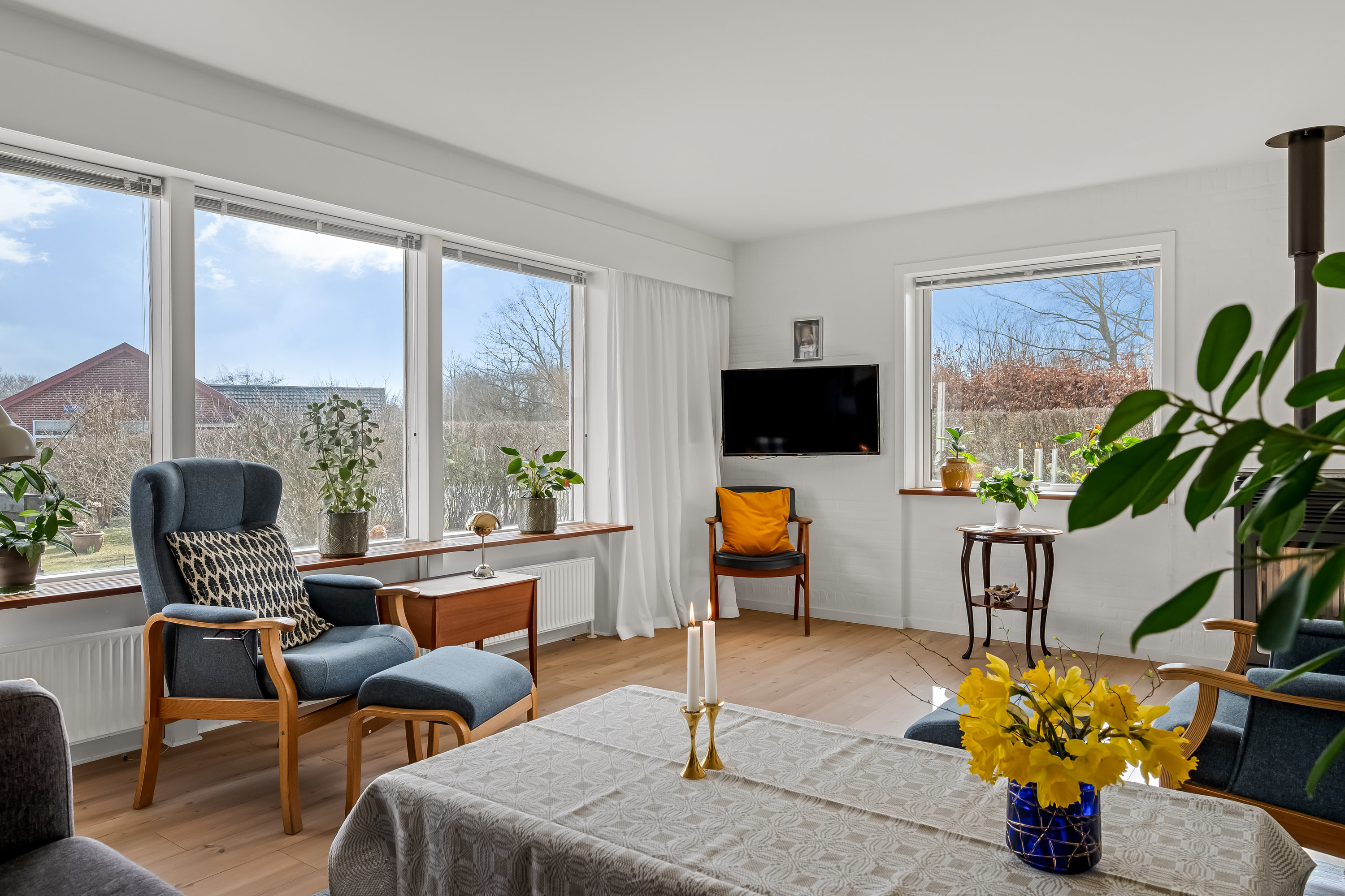 Fremhævet stue billede i fuldskærmstilstand. Billede af Vestervejen 75, Nordby, 6720 Fanø