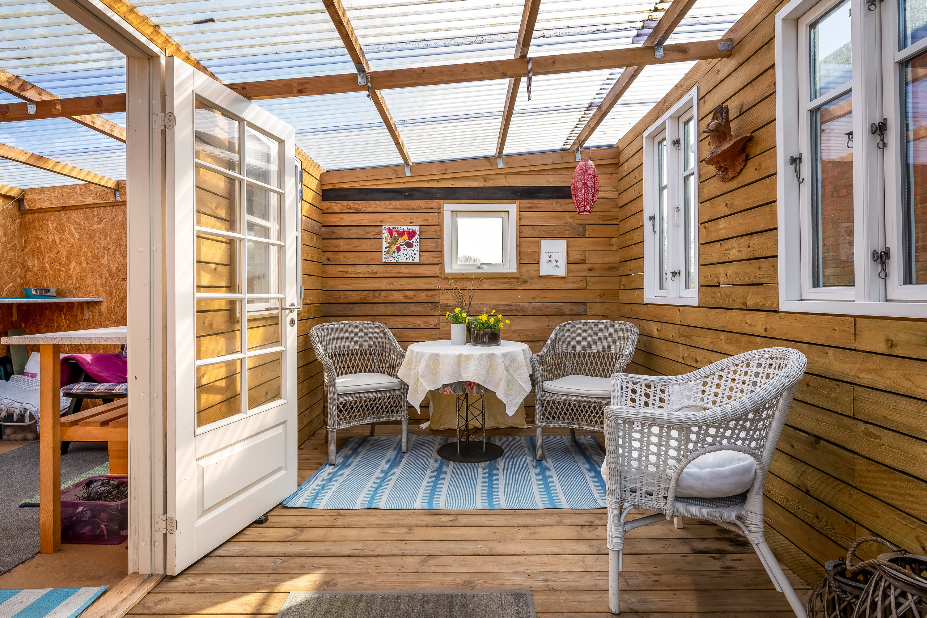 Fremhævet overdækket terrasse billede i fuldskærmstilstand. Billede af Vestervejen 75, Nordby, 6720 Fanø