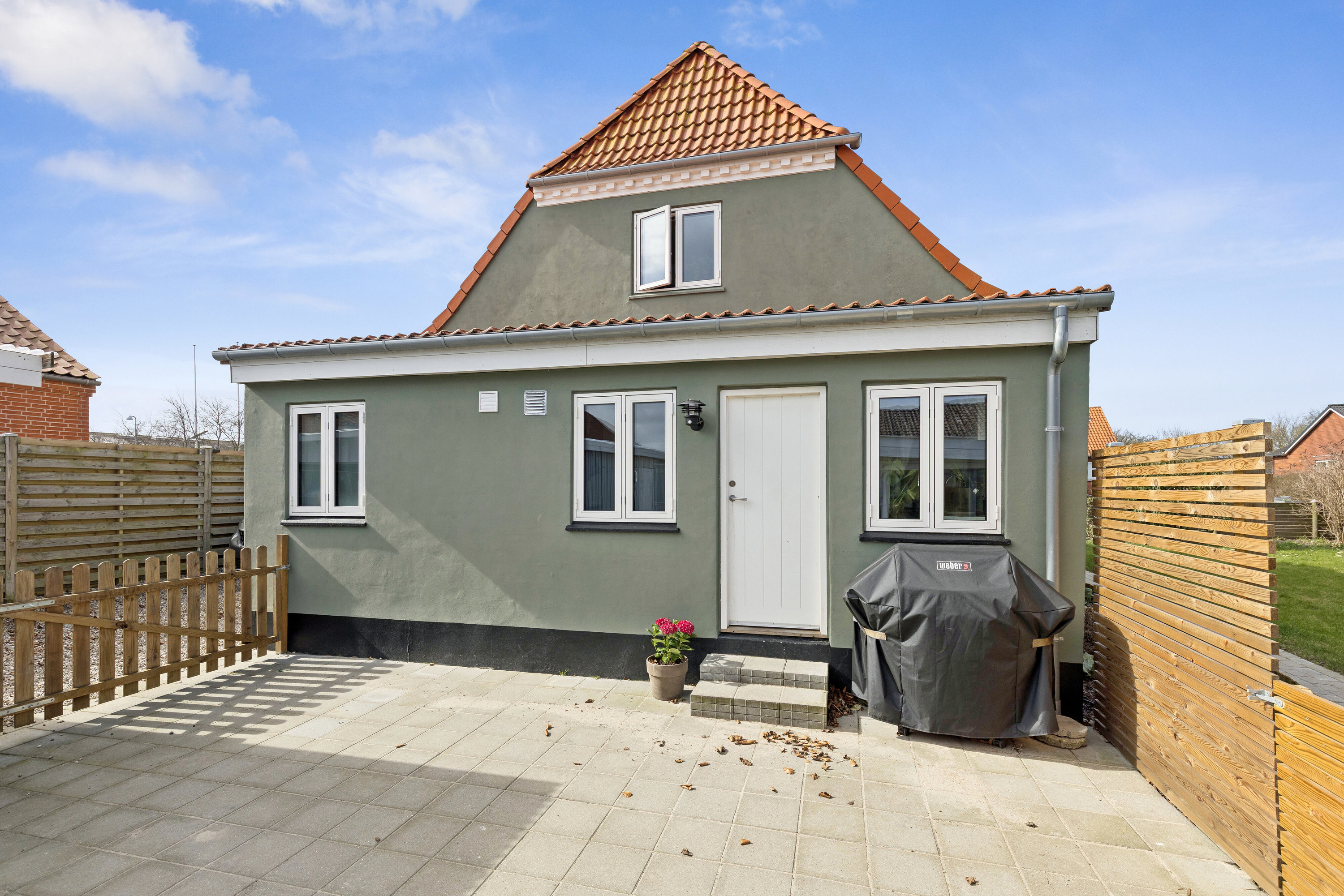 Fremhævet set fra haven billede i fuldskærmstilstand. Billede af Slagelsevej 47, 4270 Høng