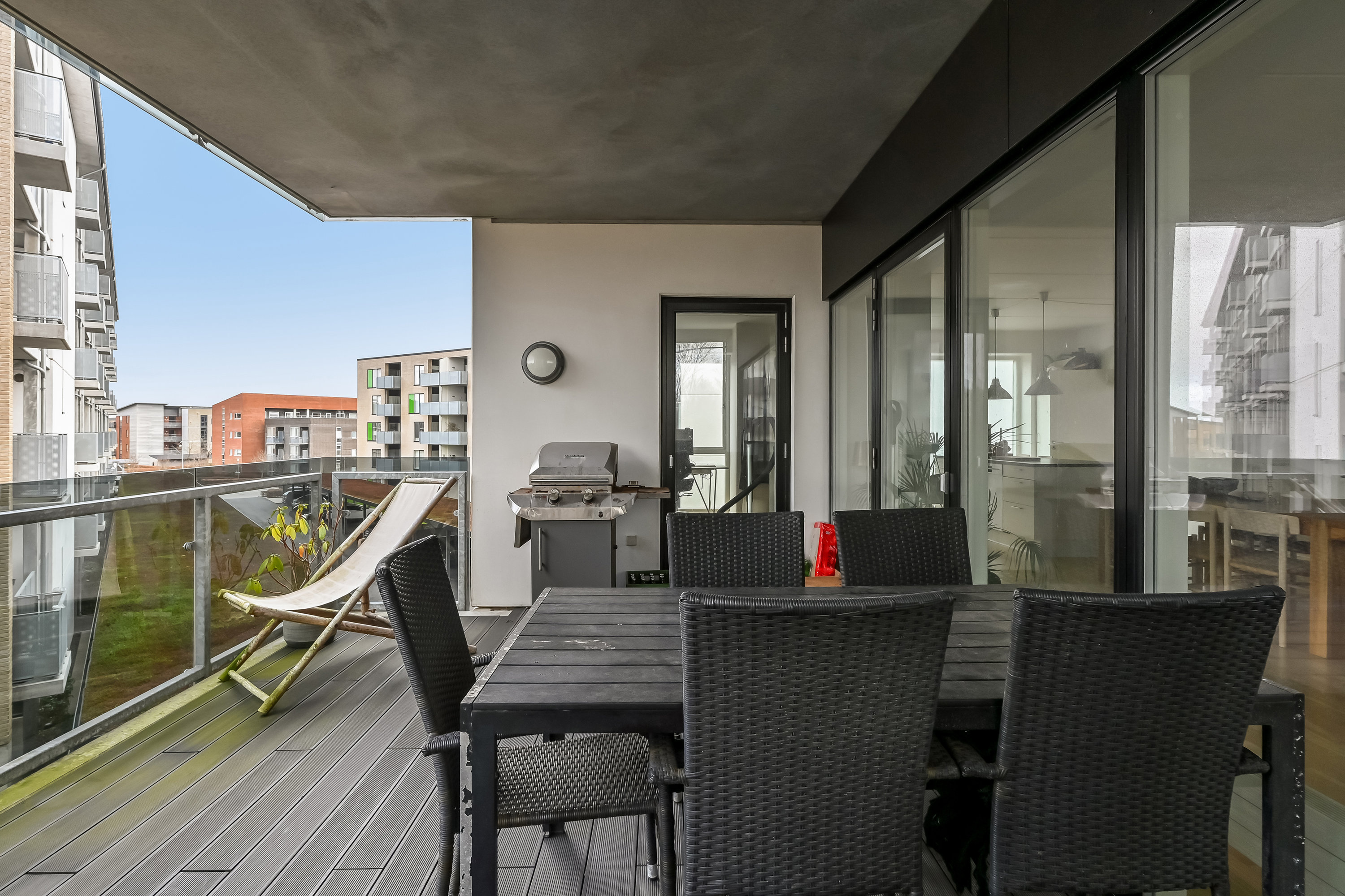 Fremhævet altan billede i fuldskærmstilstand. Billede af Sabroesvej 3B, 1., 7400 Herning