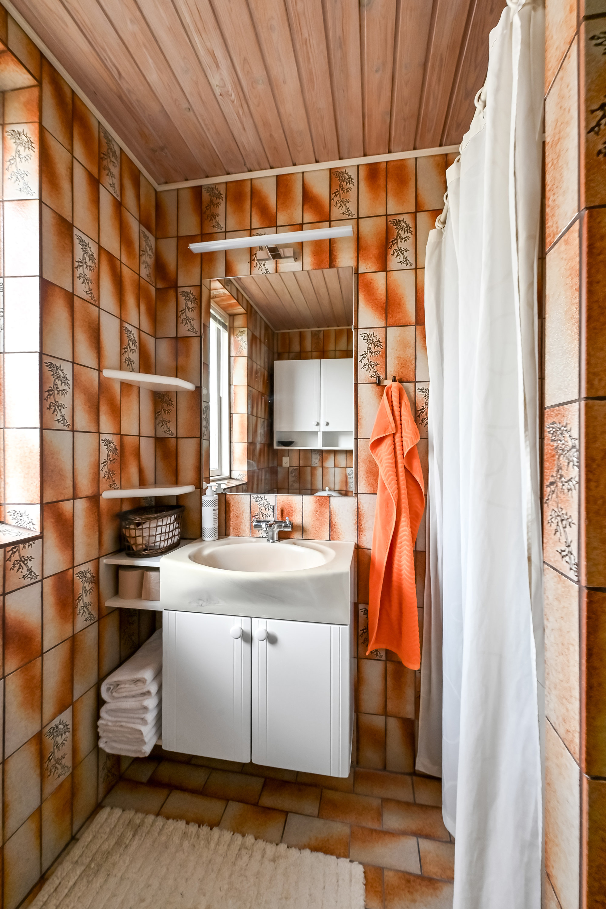 Fremhævet badeværelse billede i fuldskærmstilstand. Billede af Bjørneklovej 4, Høgild, 7400 Herning