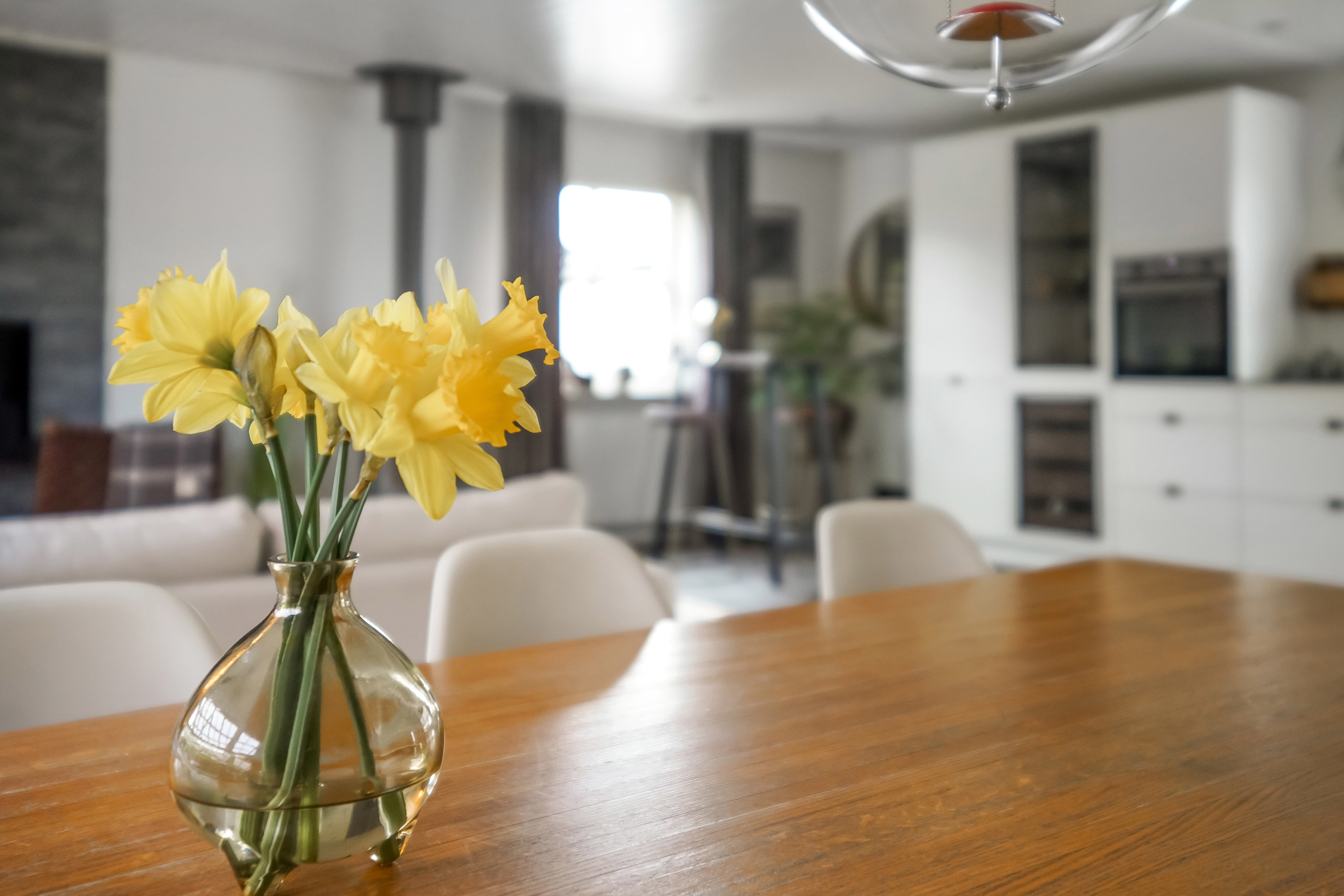 Fremhævet stue billede i fuldskærmstilstand. Billede af Skovvej 14, 5462 Morud