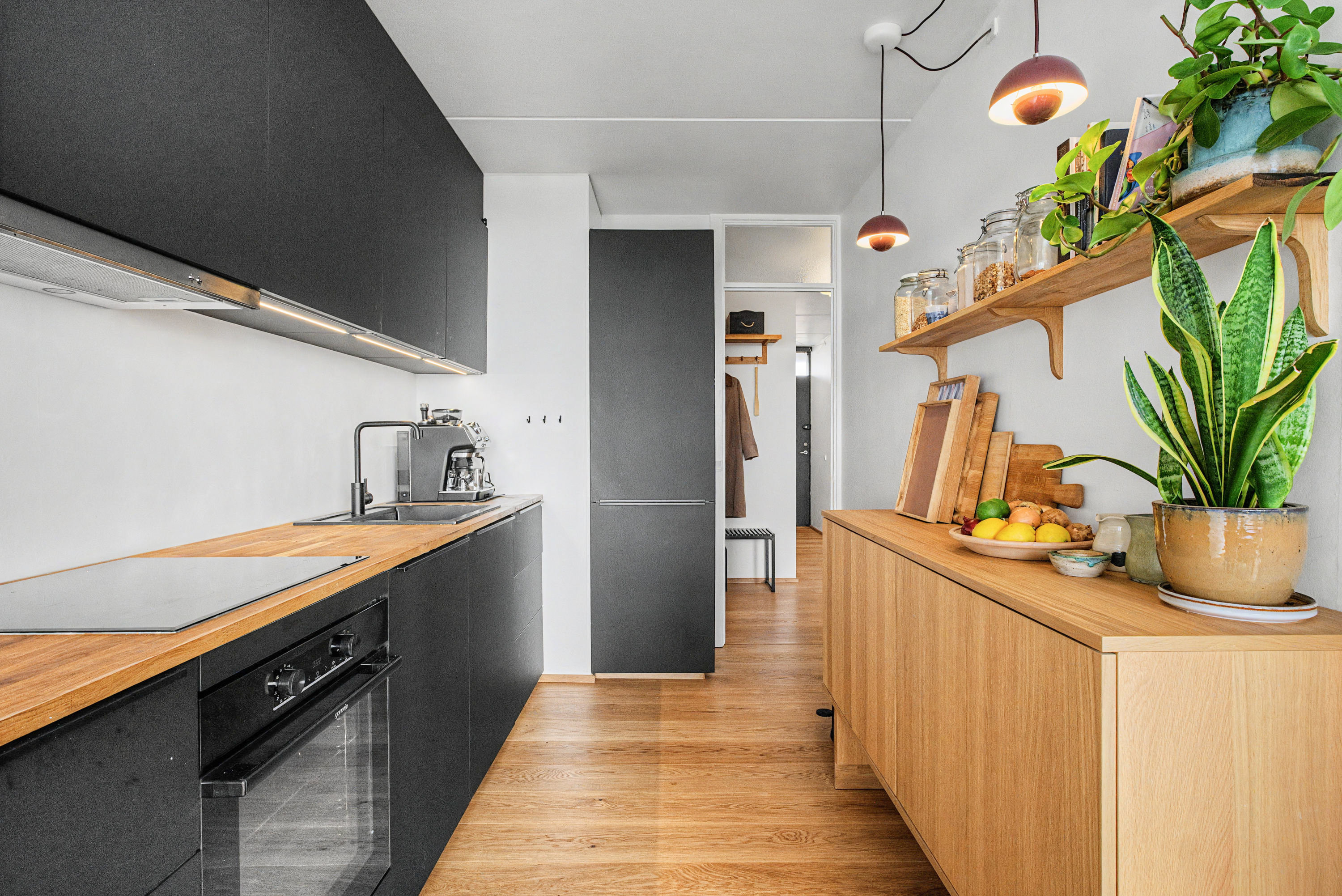 Fremhævet køkken billede i fuldskærmstilstand. Billede af Vestervang 39, 5. 3953., 8000 Aarhus C