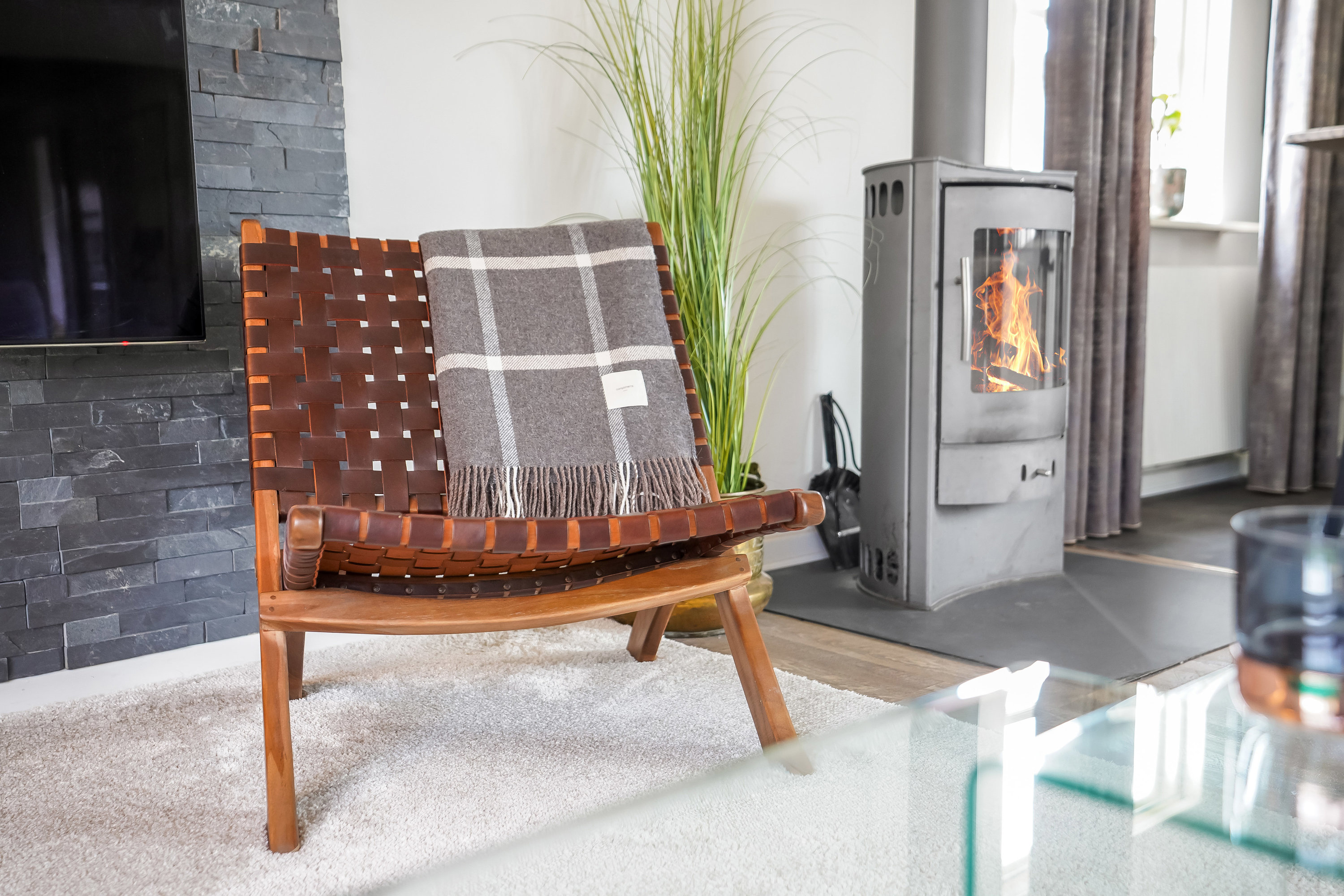 Fremhævet stue billede i fuldskærmstilstand. Billede af Skovvej 14, 5462 Morud