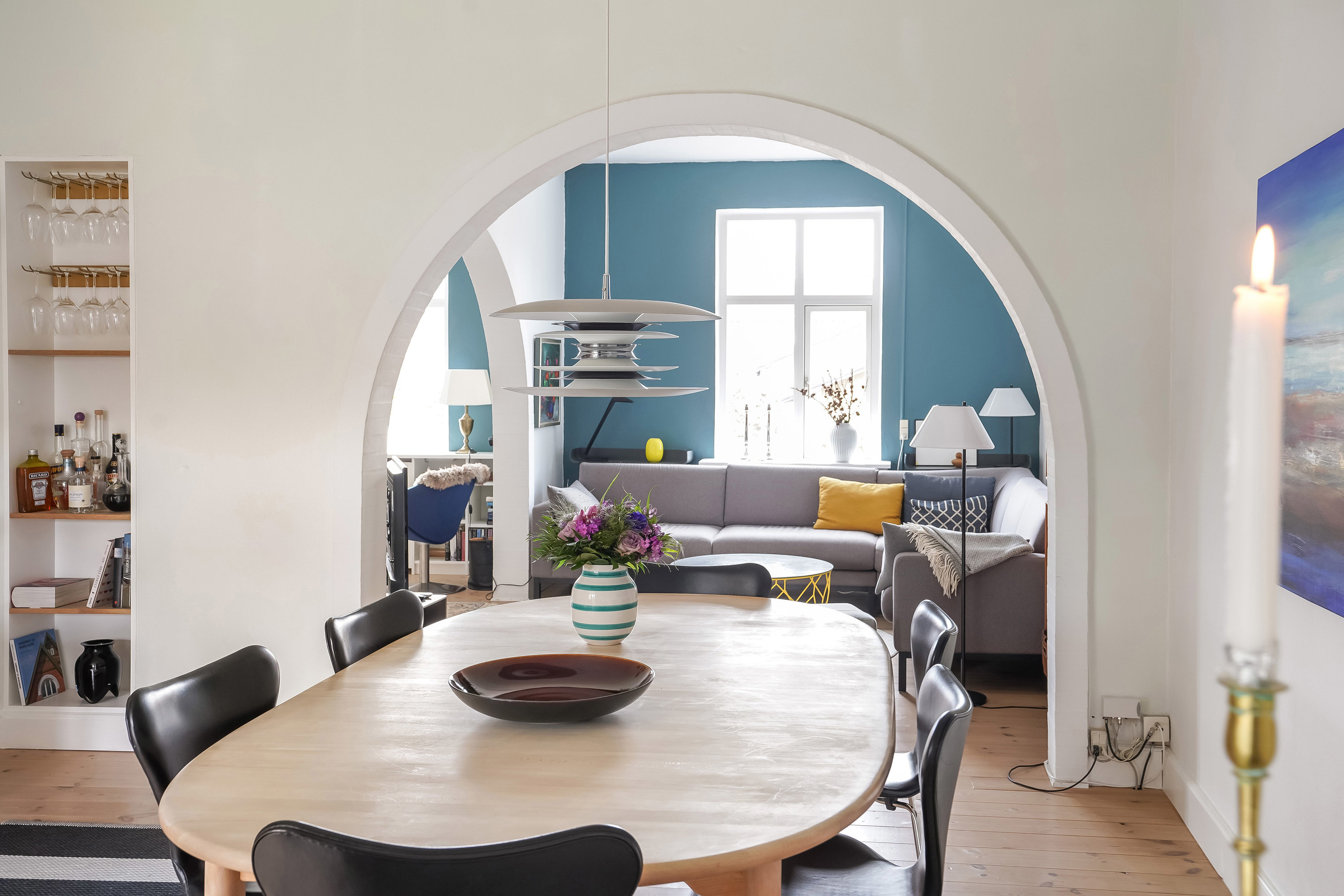 Fremhævet stue billede i fuldskærmstilstand. Billede af Kastanievej 12, st.., 5230 Odense M