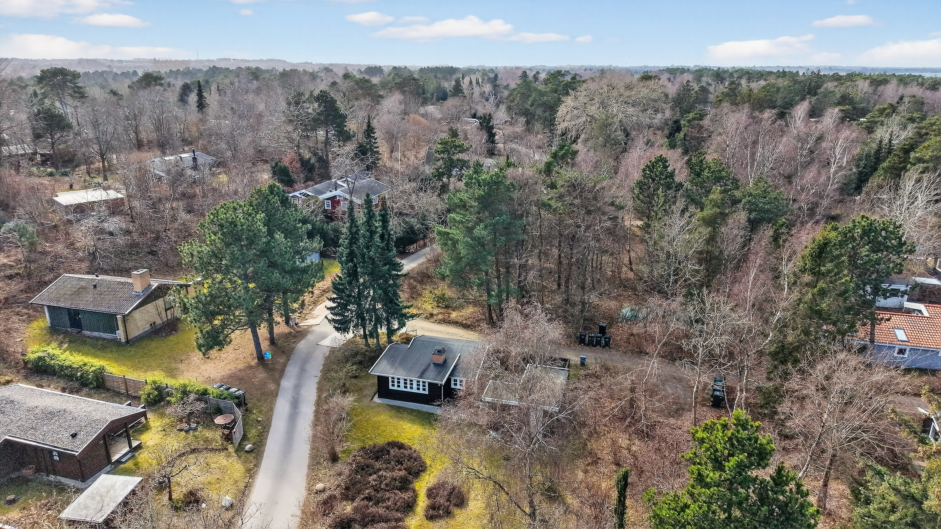 Fremhævet luftfoto billede i fuldskærmstilstand. Billede af Skærbyvangen 31, 4500 Nykøbing Sj