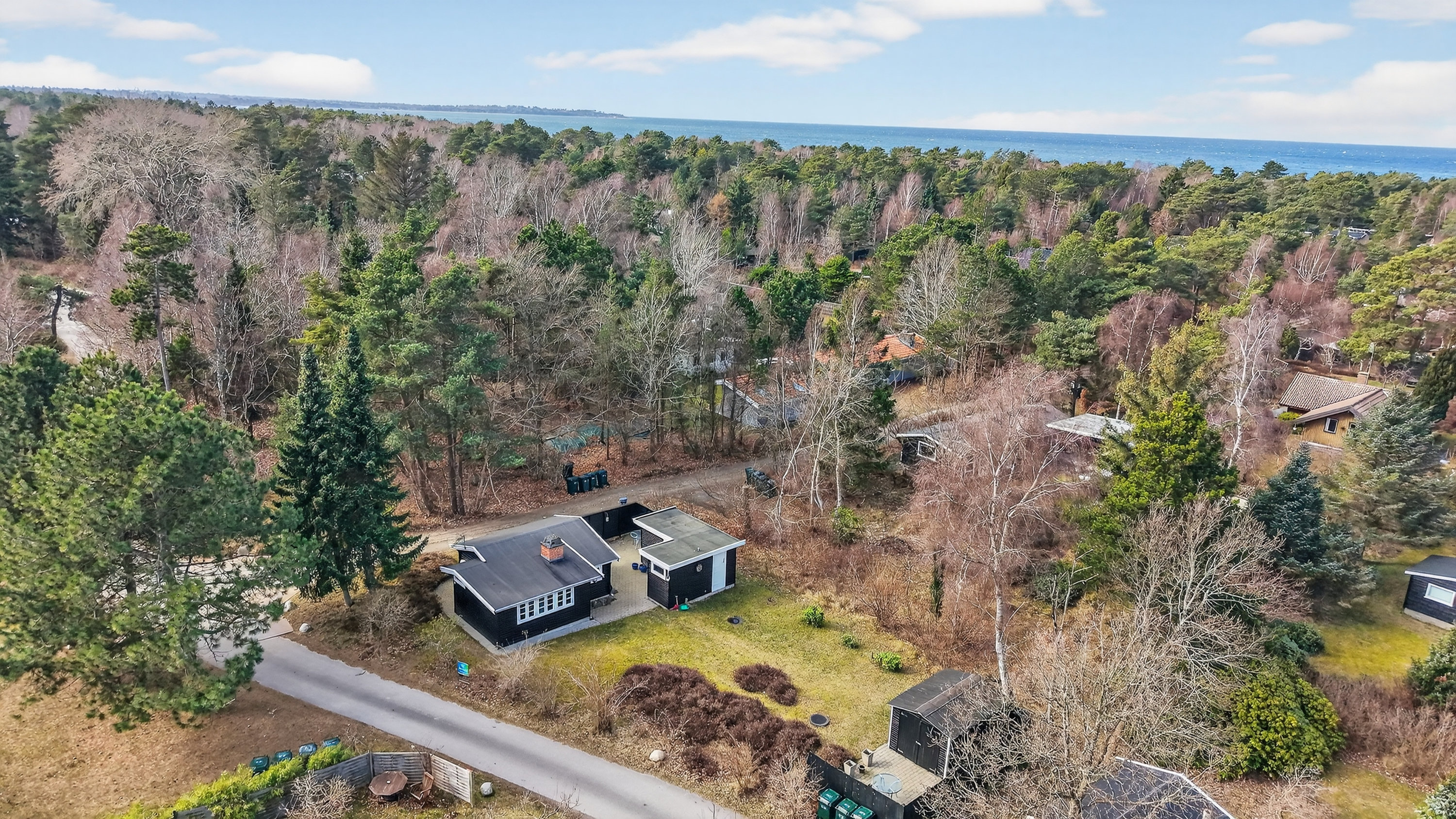 Fremhævet luftfoto billede i fuldskærmstilstand. Billede af Skærbyvangen 31, 4500 Nykøbing Sj