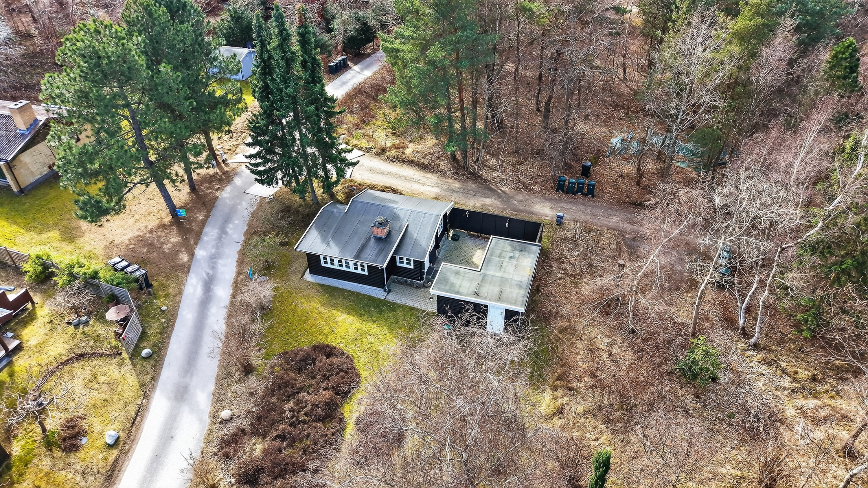 Fremhævet luftfoto billede i fuldskærmstilstand. Billede af Skærbyvangen 31, 4500 Nykøbing Sj