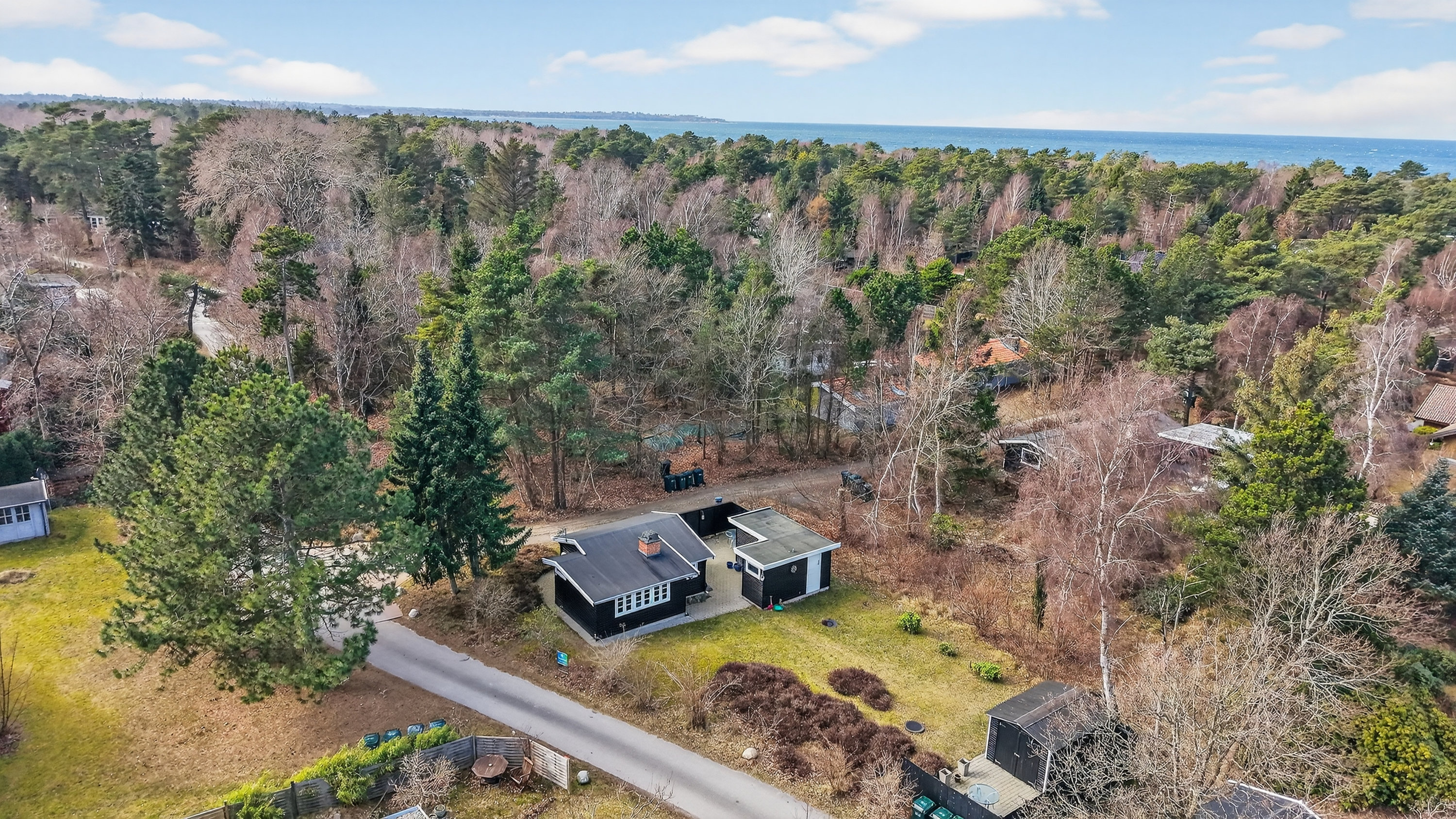 Fremhævet luftfoto billede i fuldskærmstilstand. Billede af Skærbyvangen 31, 4500 Nykøbing Sj