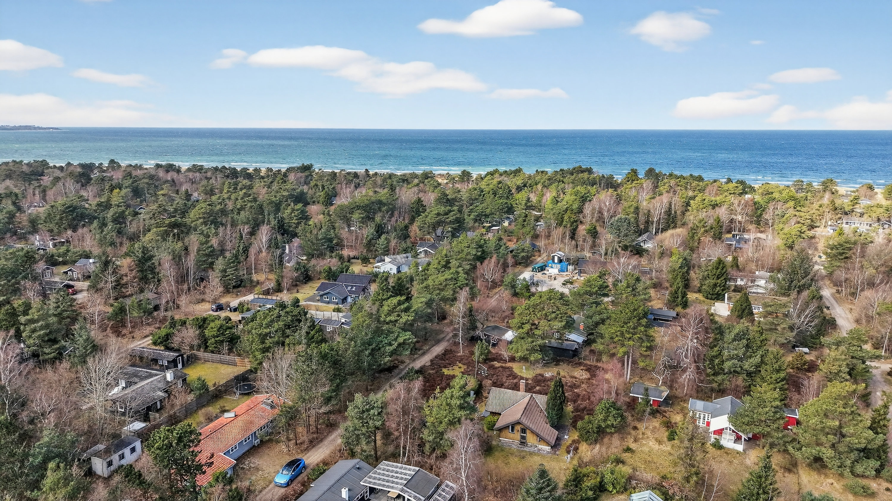 Fremhævet luftfoto billede i fuldskærmstilstand. Billede af Skærbyvangen 31, 4500 Nykøbing Sj