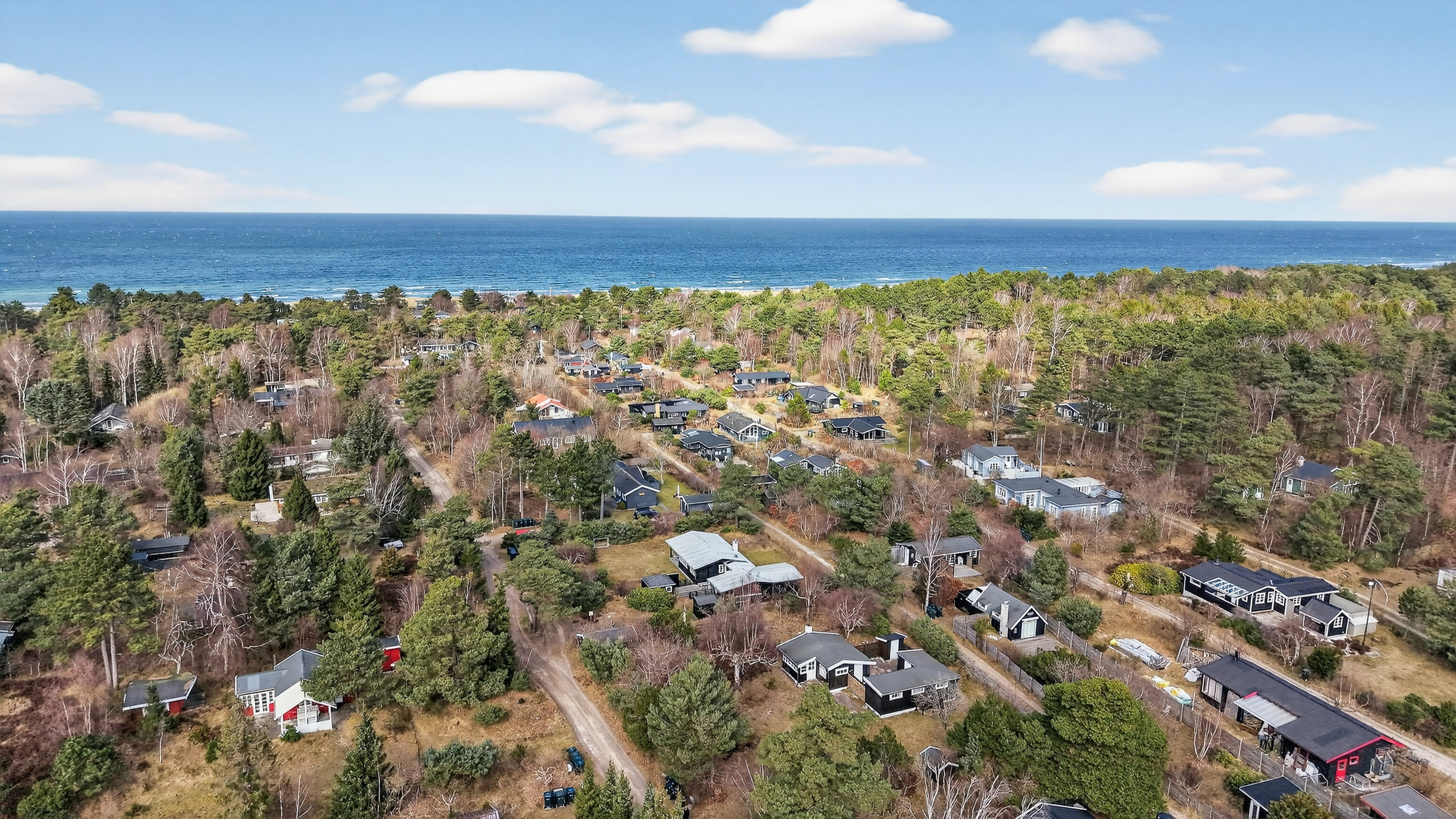 Fremhævet luftfoto billede i fuldskærmstilstand. Billede af Skærbyvangen 31, 4500 Nykøbing Sj