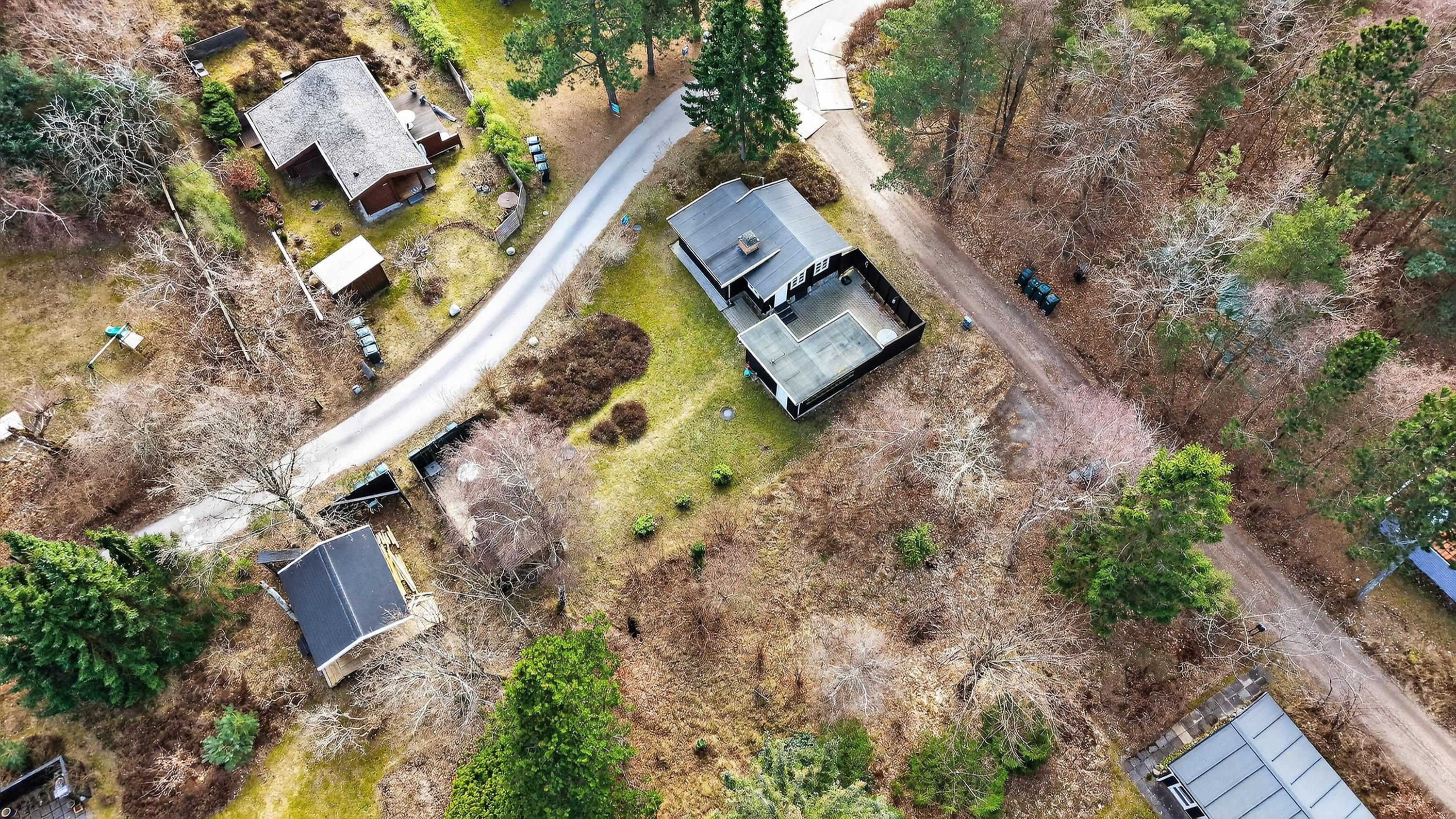 Fremhævet luftfoto billede i fuldskærmstilstand. Billede af Skærbyvangen 31, 4500 Nykøbing Sj