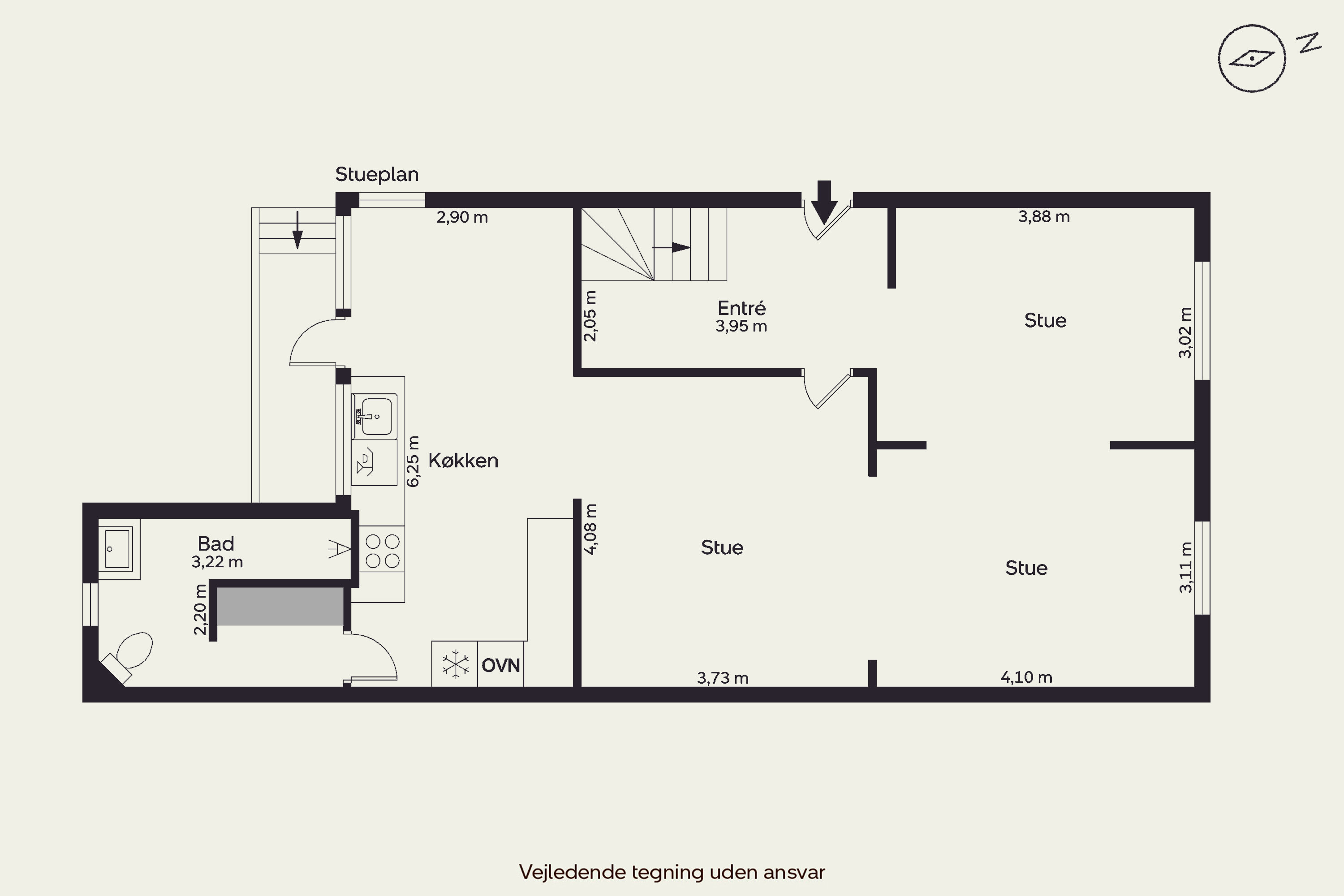 Plantegninger billede af Kastanievej 12, st.., 5230 Odense M